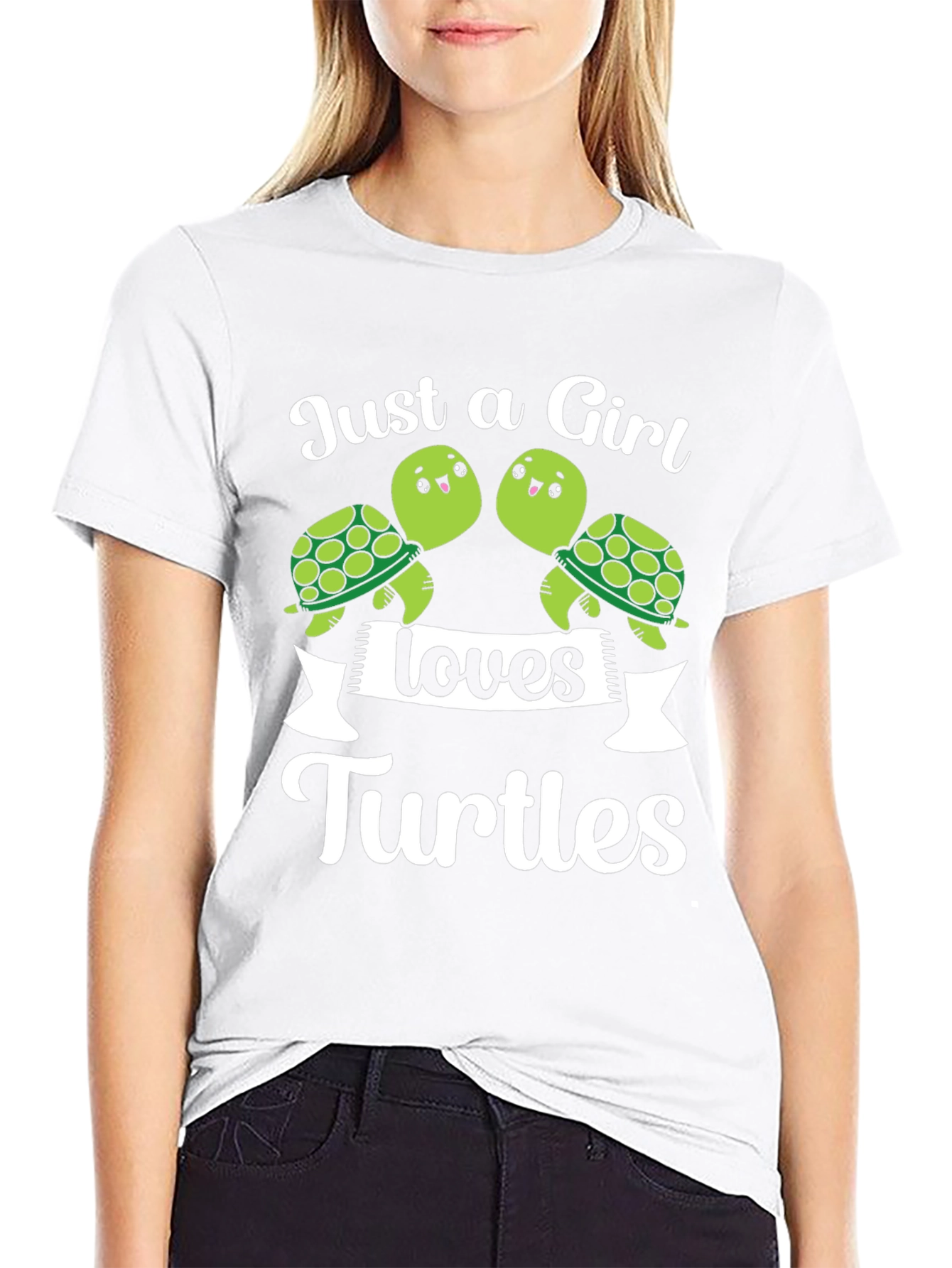 Just a Girl Loves Turtles T-Shirt