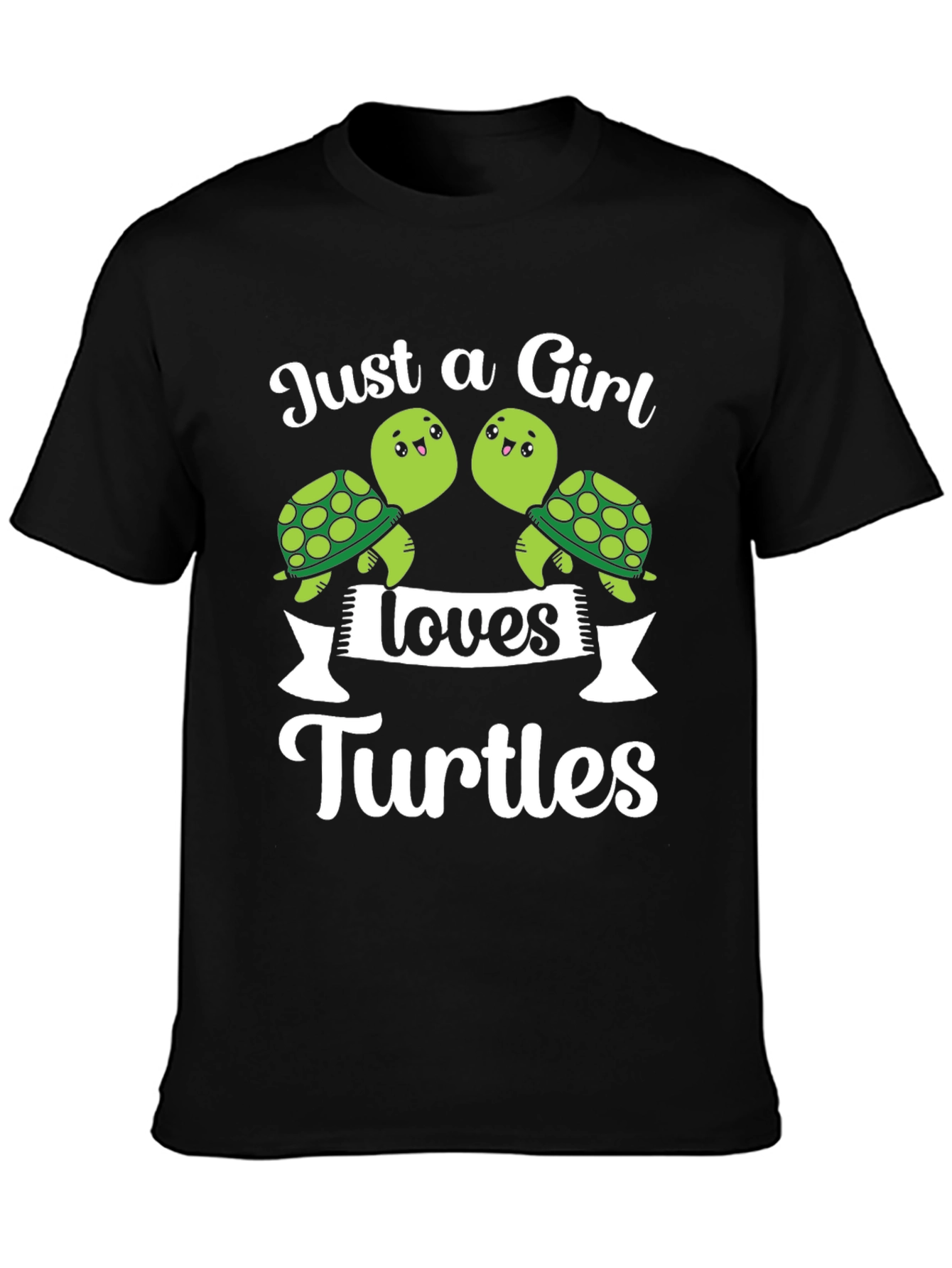 Just a Girl Loves Turtles T-Shirt