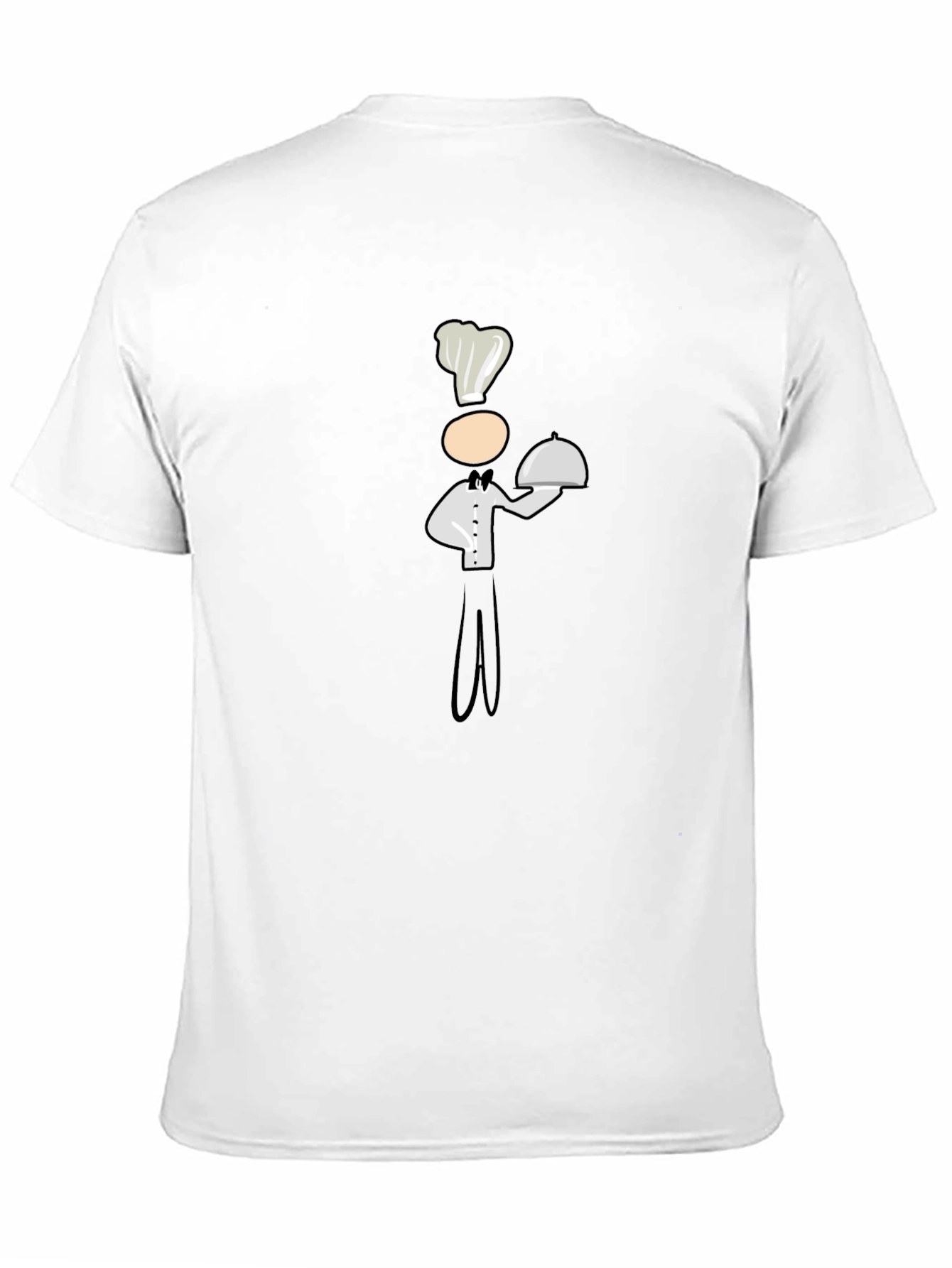 Chef Graphic Print Black T-Shirt