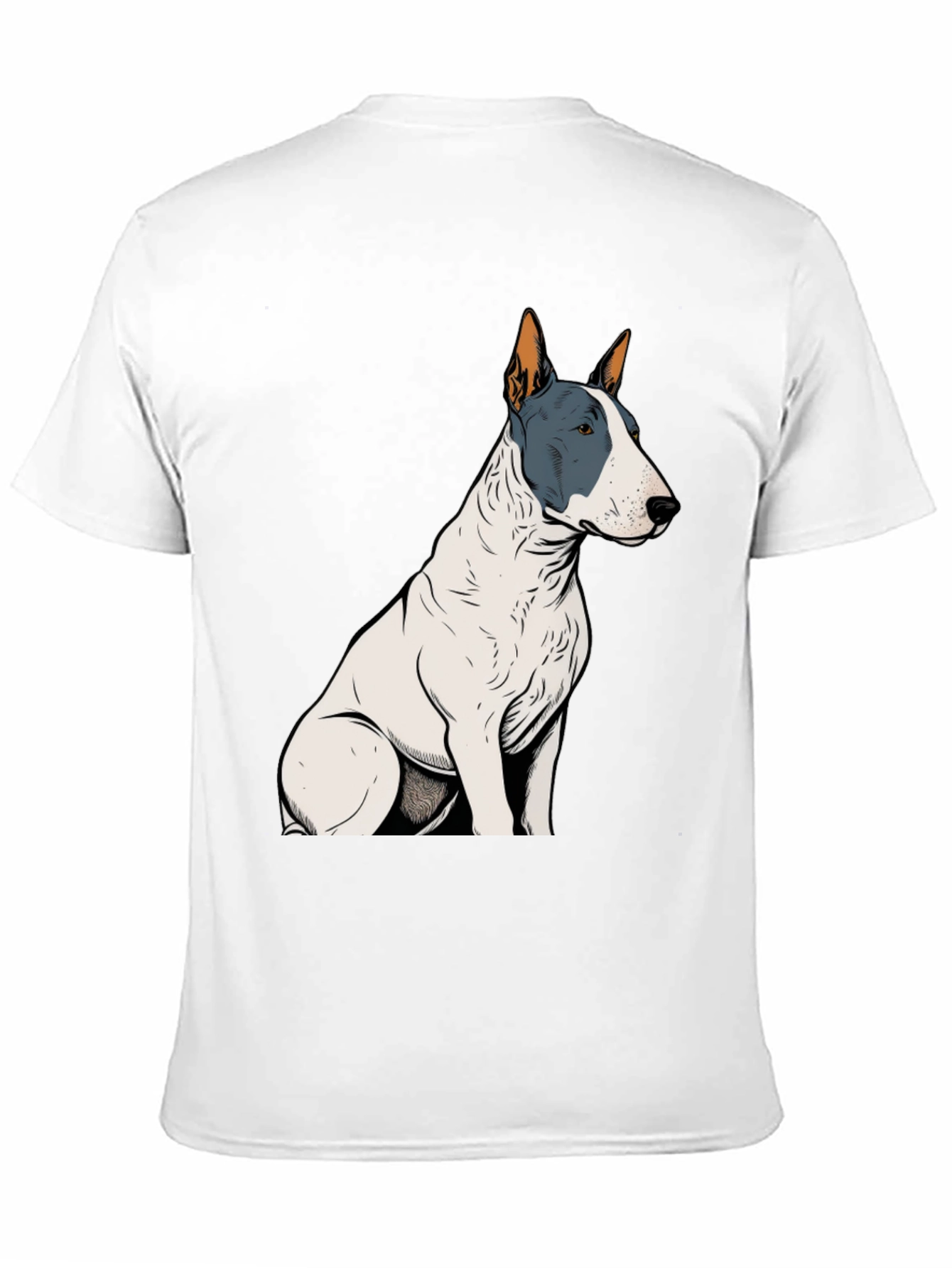 Bull Terrier Graphic Tee - Unisex Black T-Shirt