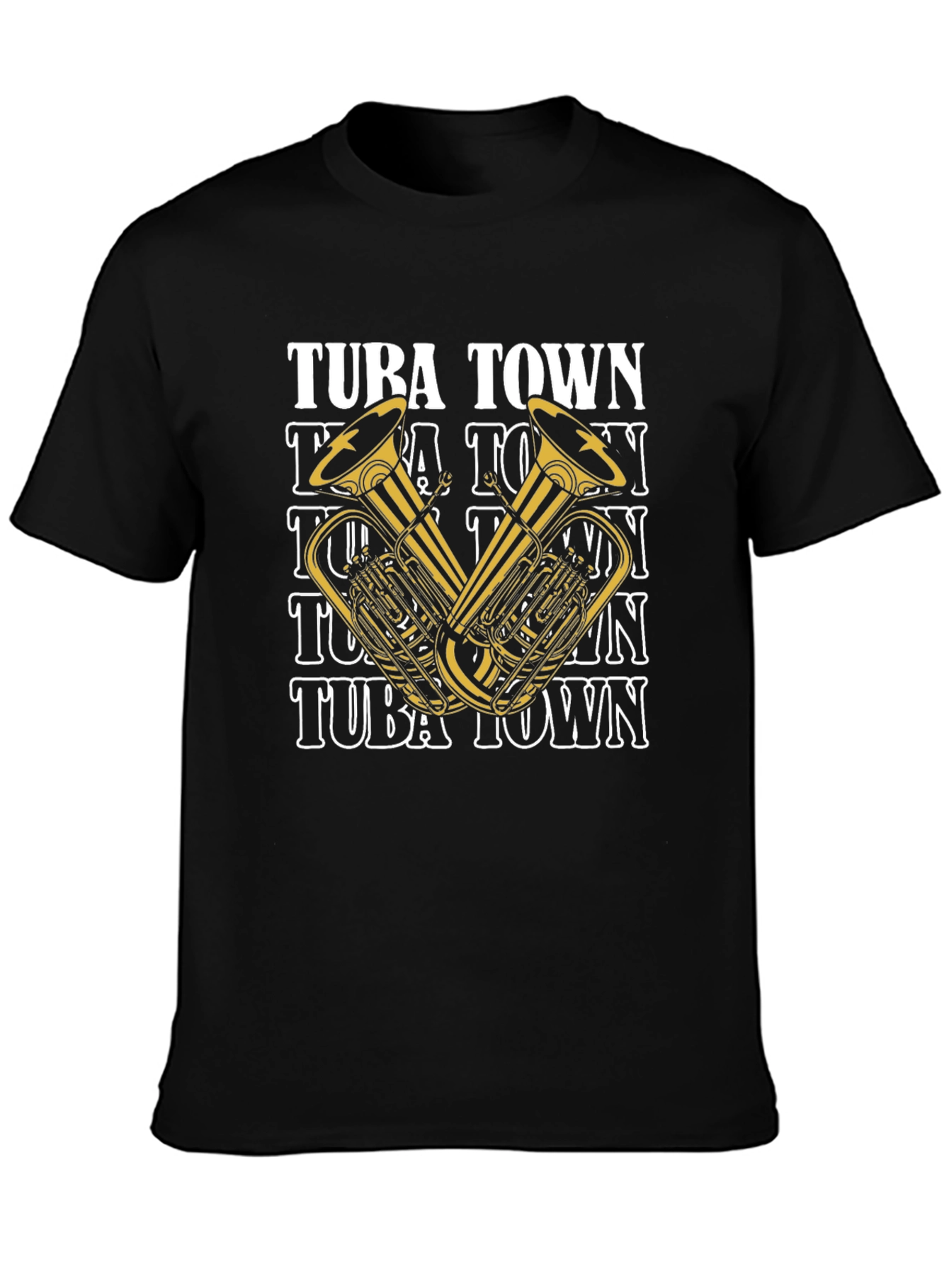 Tuba Town Graphic T-Shirt - Music Lover Tee