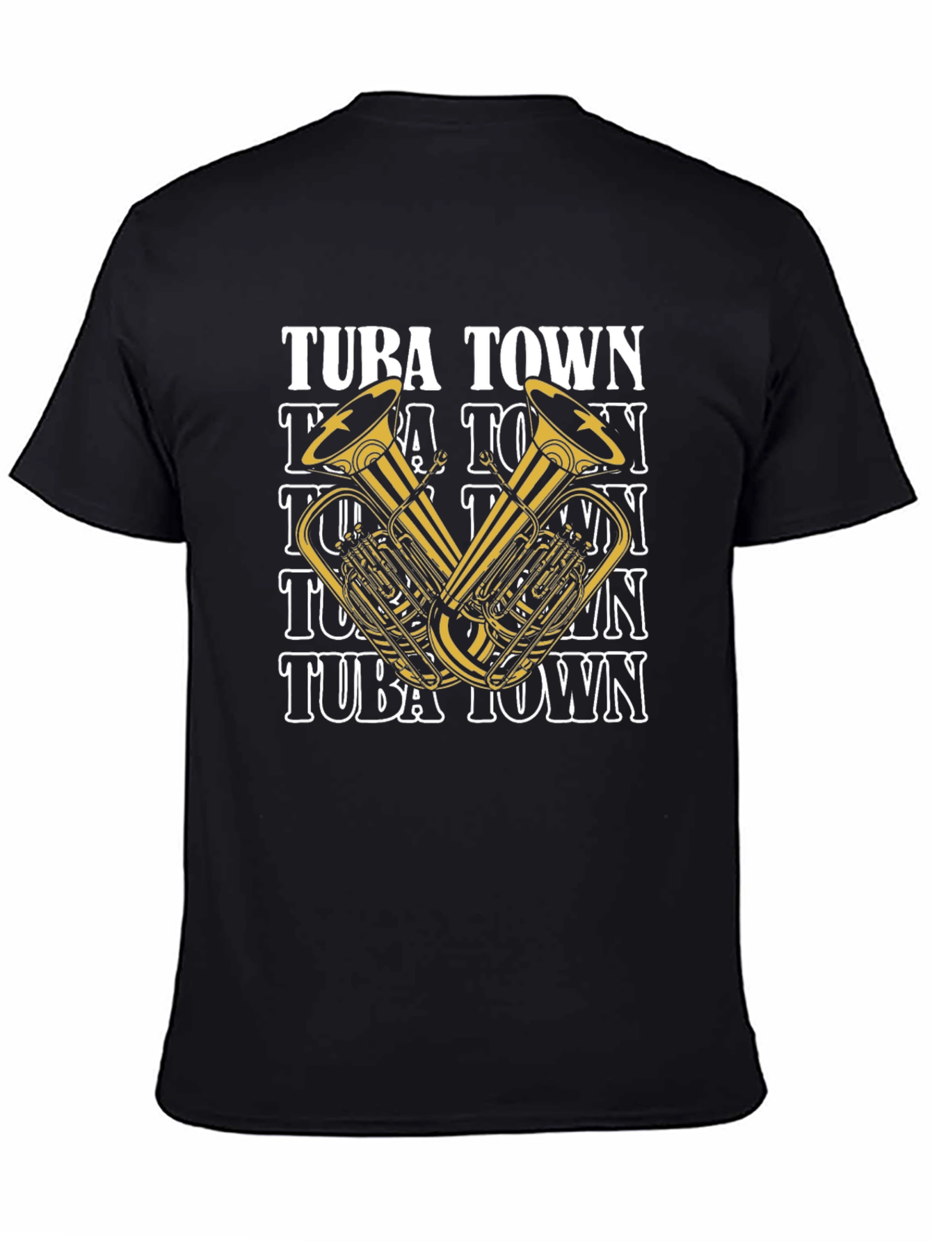 Tuba Town Graphic T-Shirt - Music Lover Tee