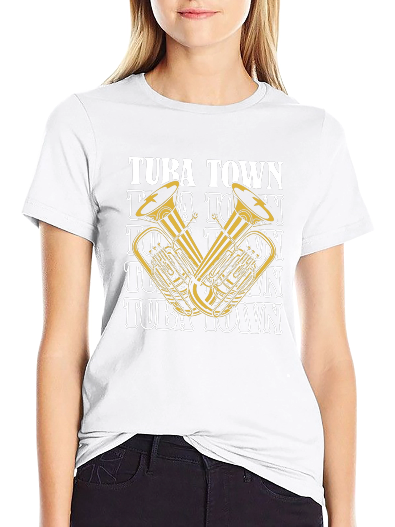 Tuba Town Graphic T-Shirt - Music Lover Tee