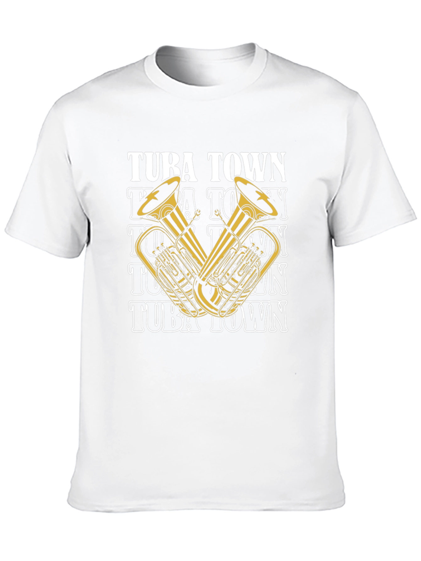Tuba Town Graphic T-Shirt - Music Lover Tee