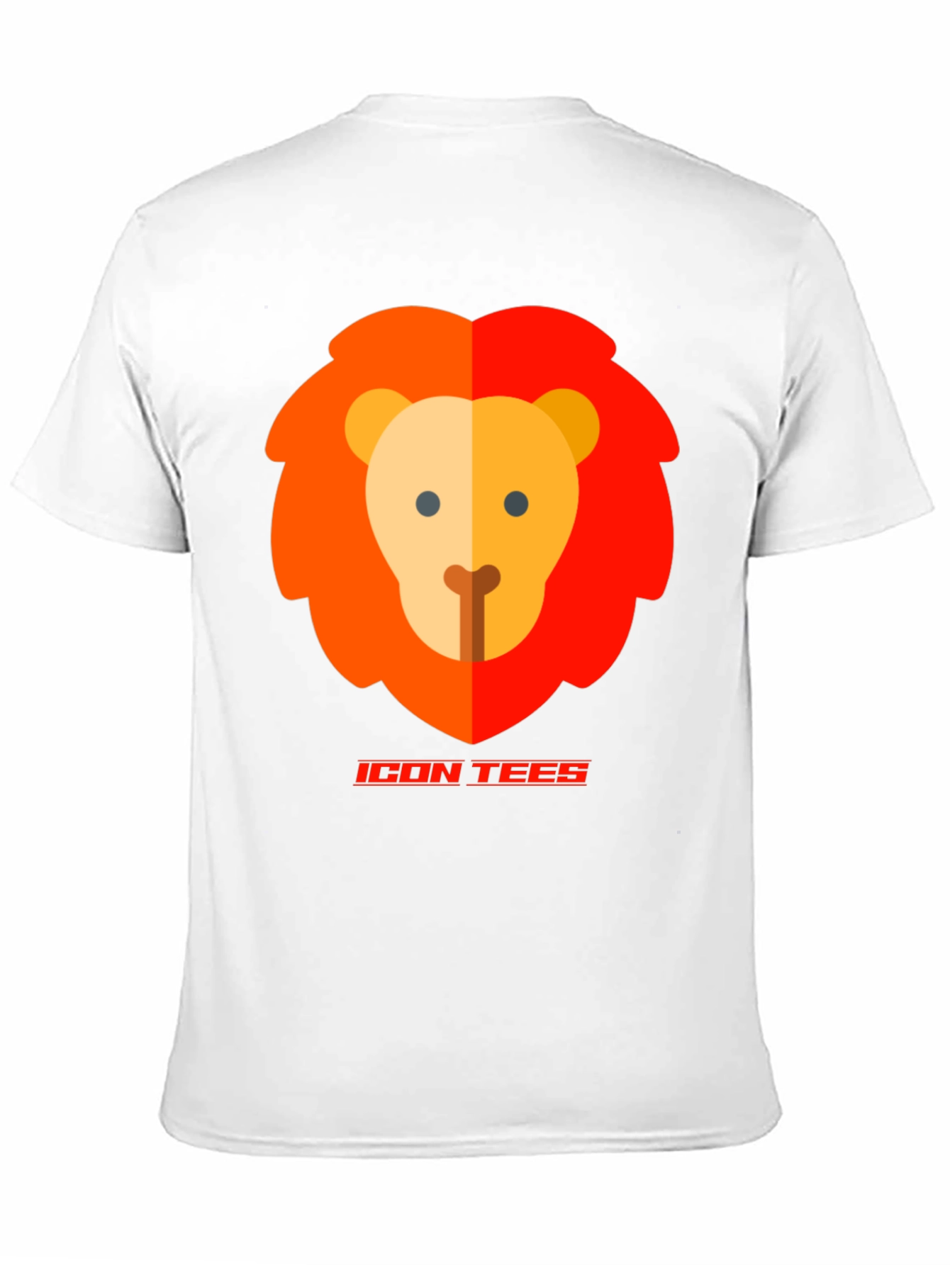 Icon Tees Lion Graphic T-Shirt - Black