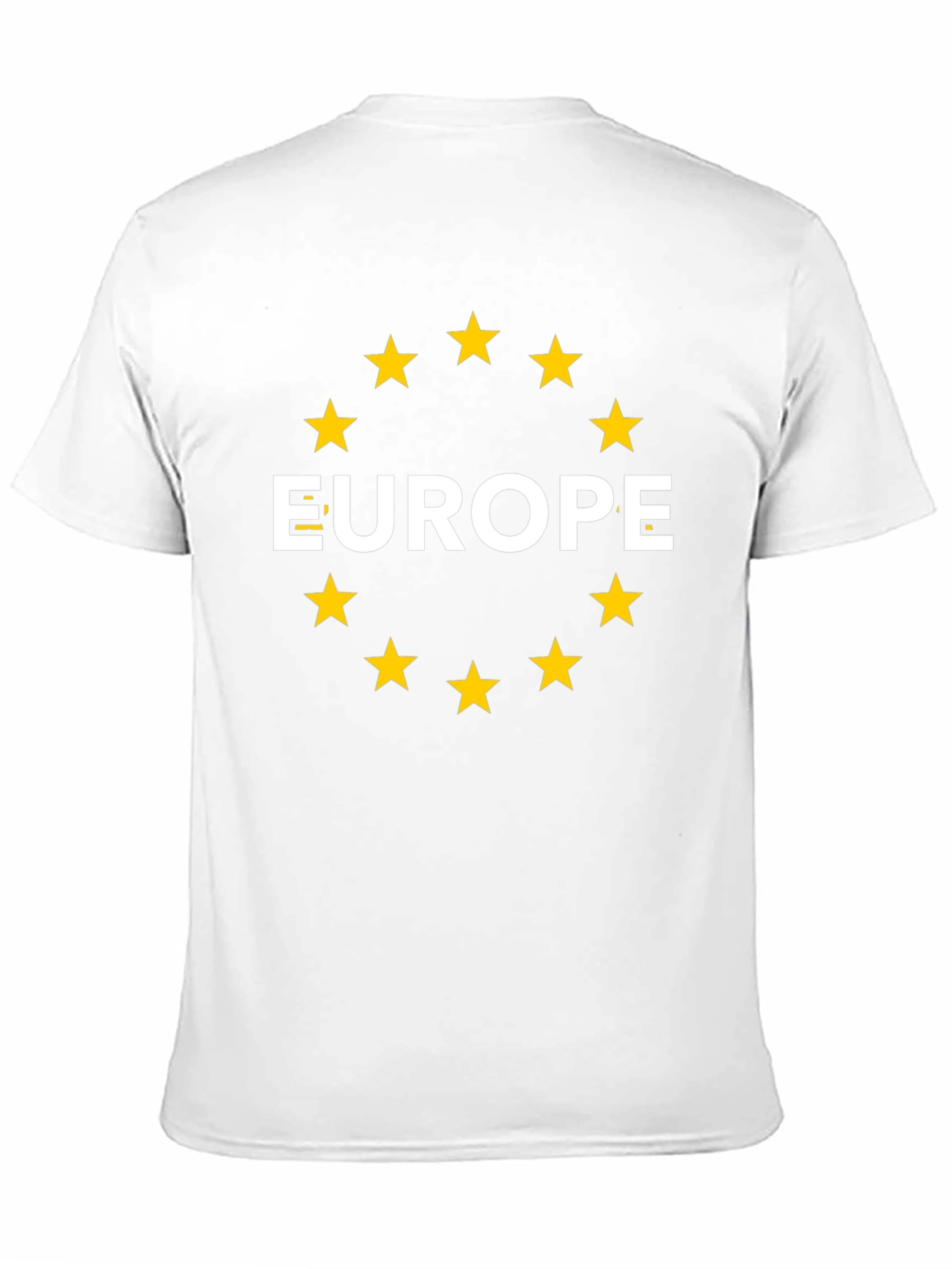 Europe Star Circle Black T-Shirt