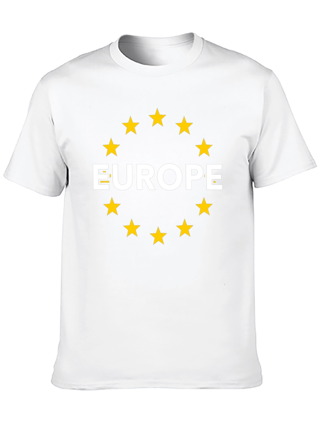 Europe Star Circle Black T-Shirt