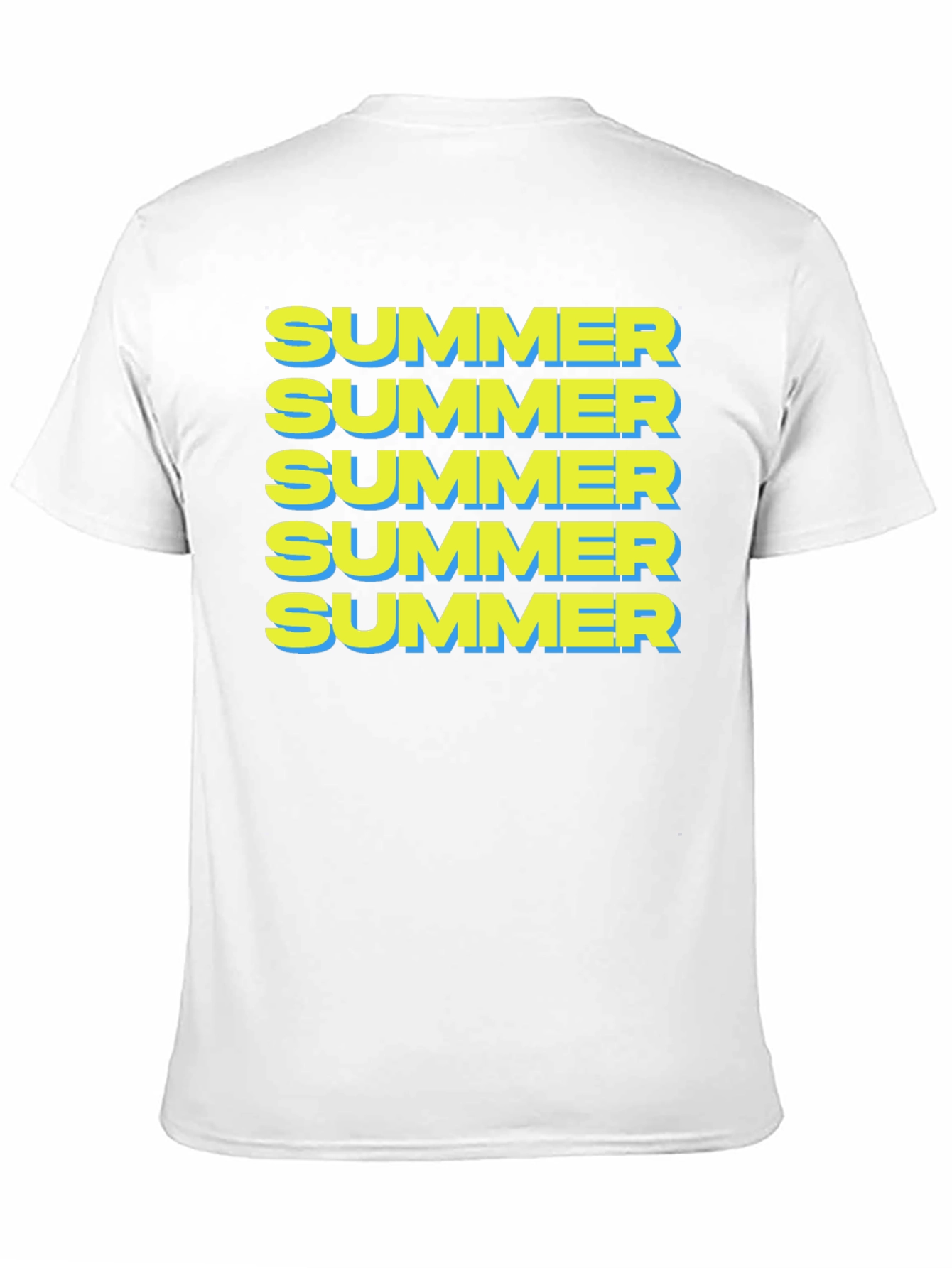 Summer T-Shirt - Bold Repeated Print