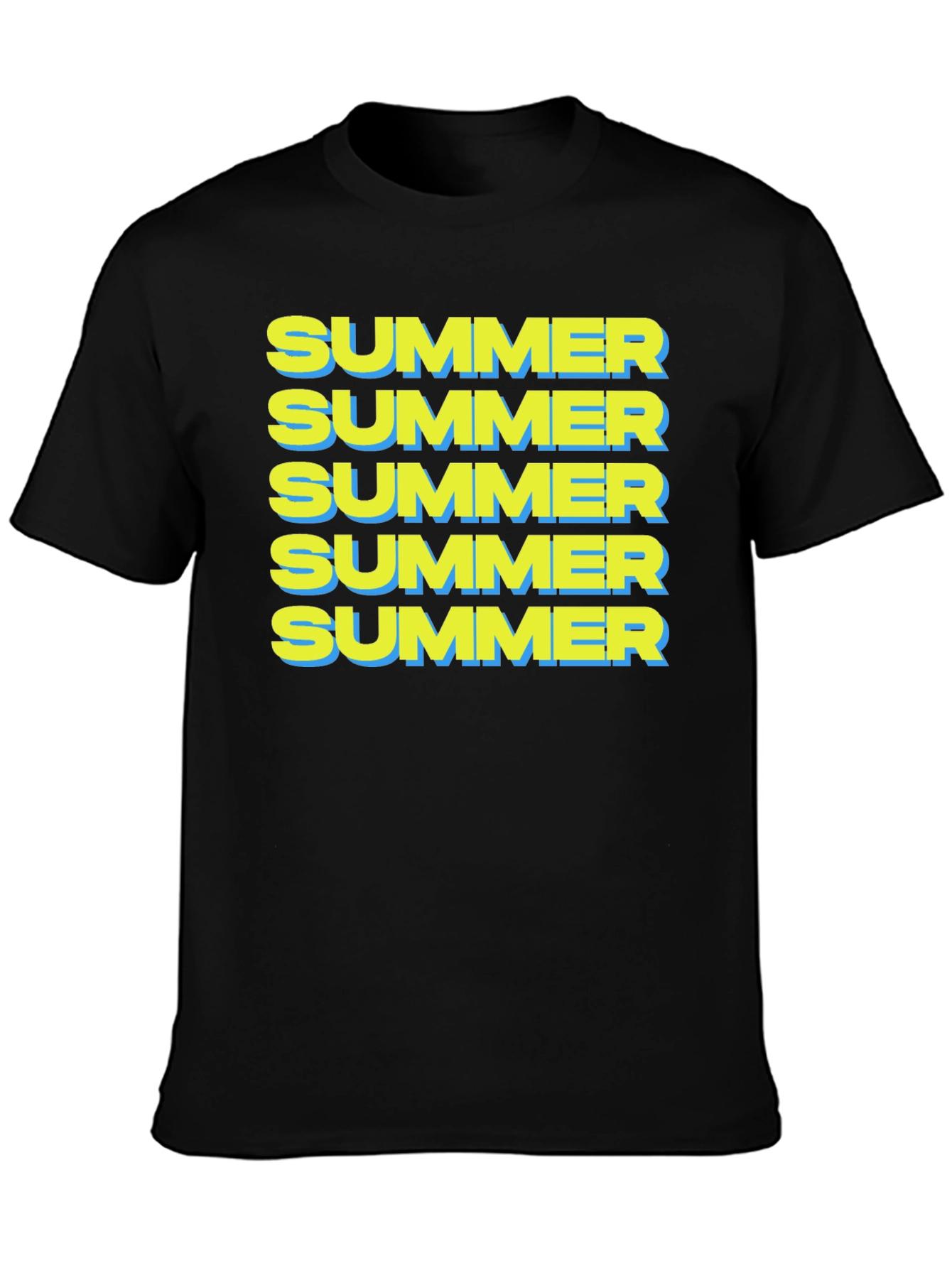 Summer T-Shirt - Bold Repeated Print