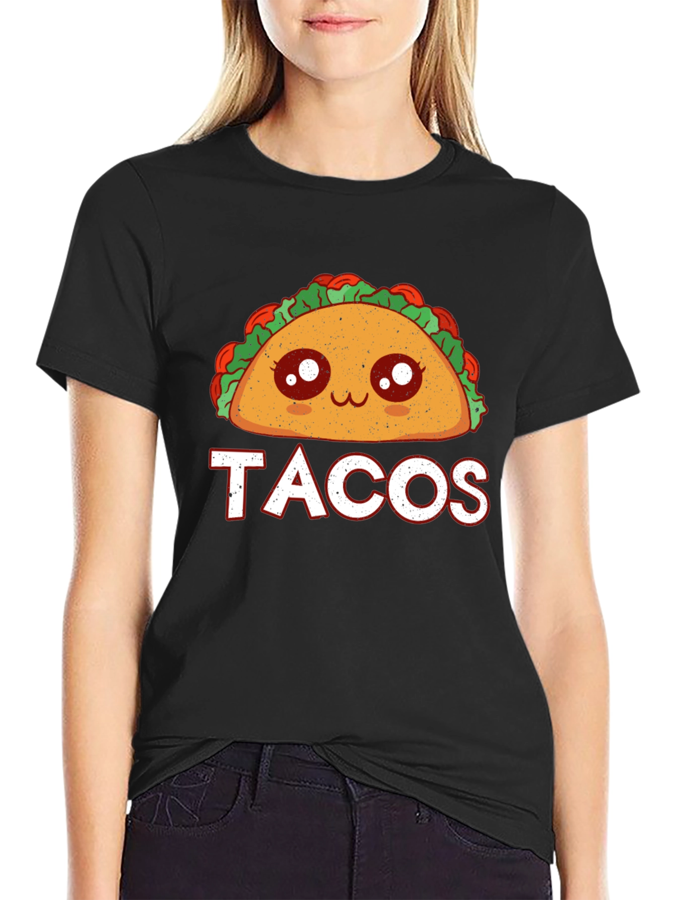 Cute Taco Graphic T-Shirt - Foodie Apparel