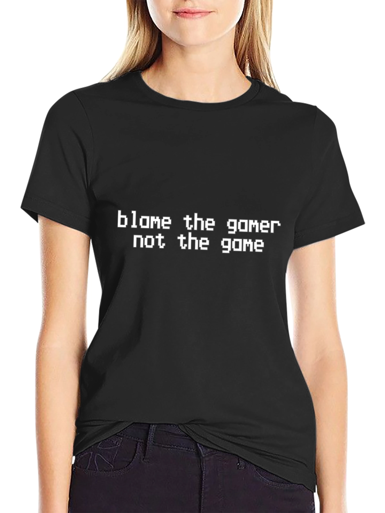 Blame the Gamer T-Shirt - Funny Gaming Tee