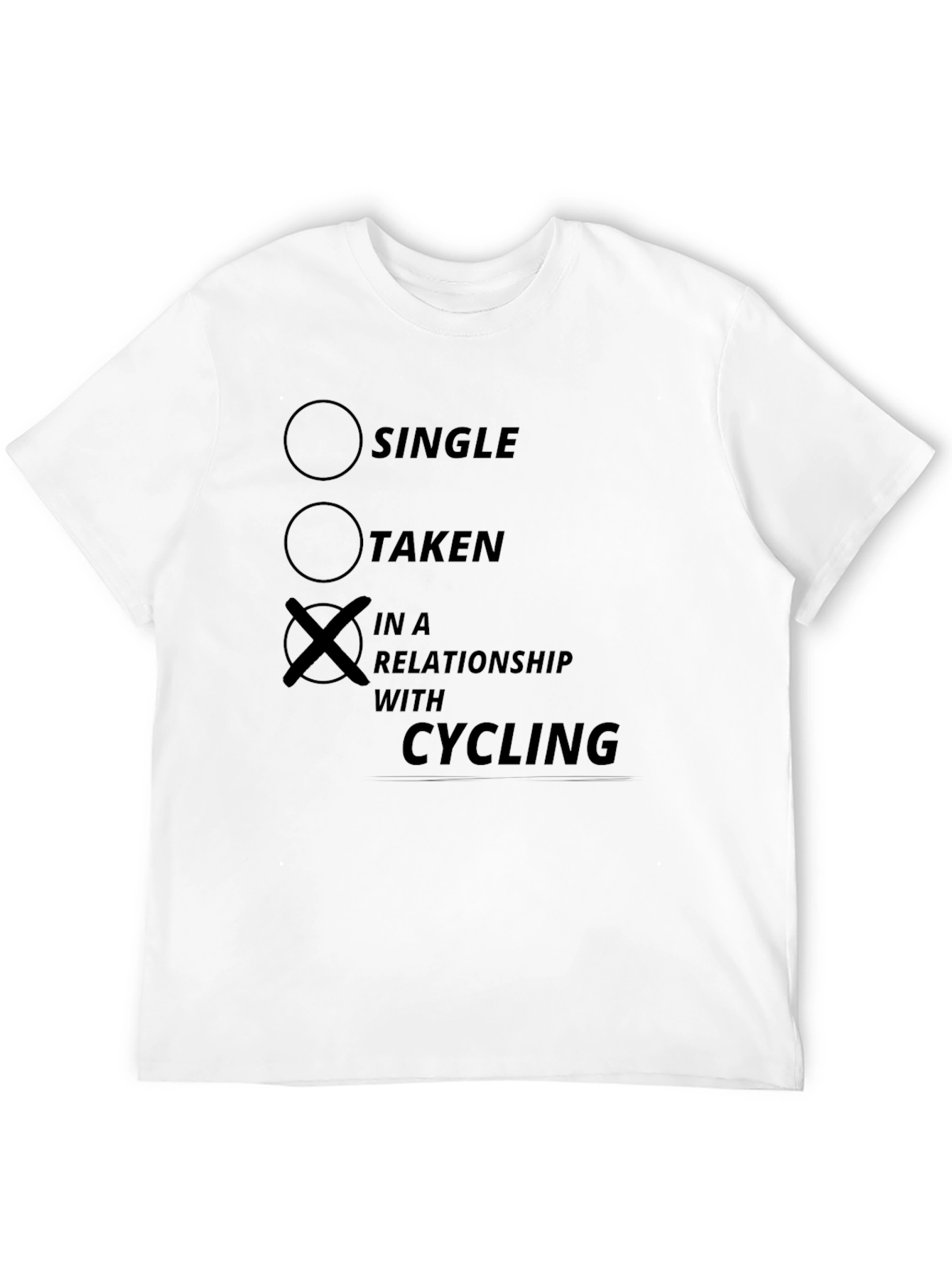 Cycling Relationship T-Shirt - Funny Cyclist Tee