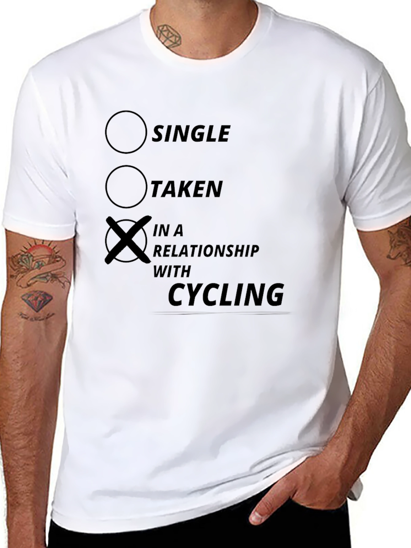 Cycling Relationship T-Shirt - Funny Cyclist Tee