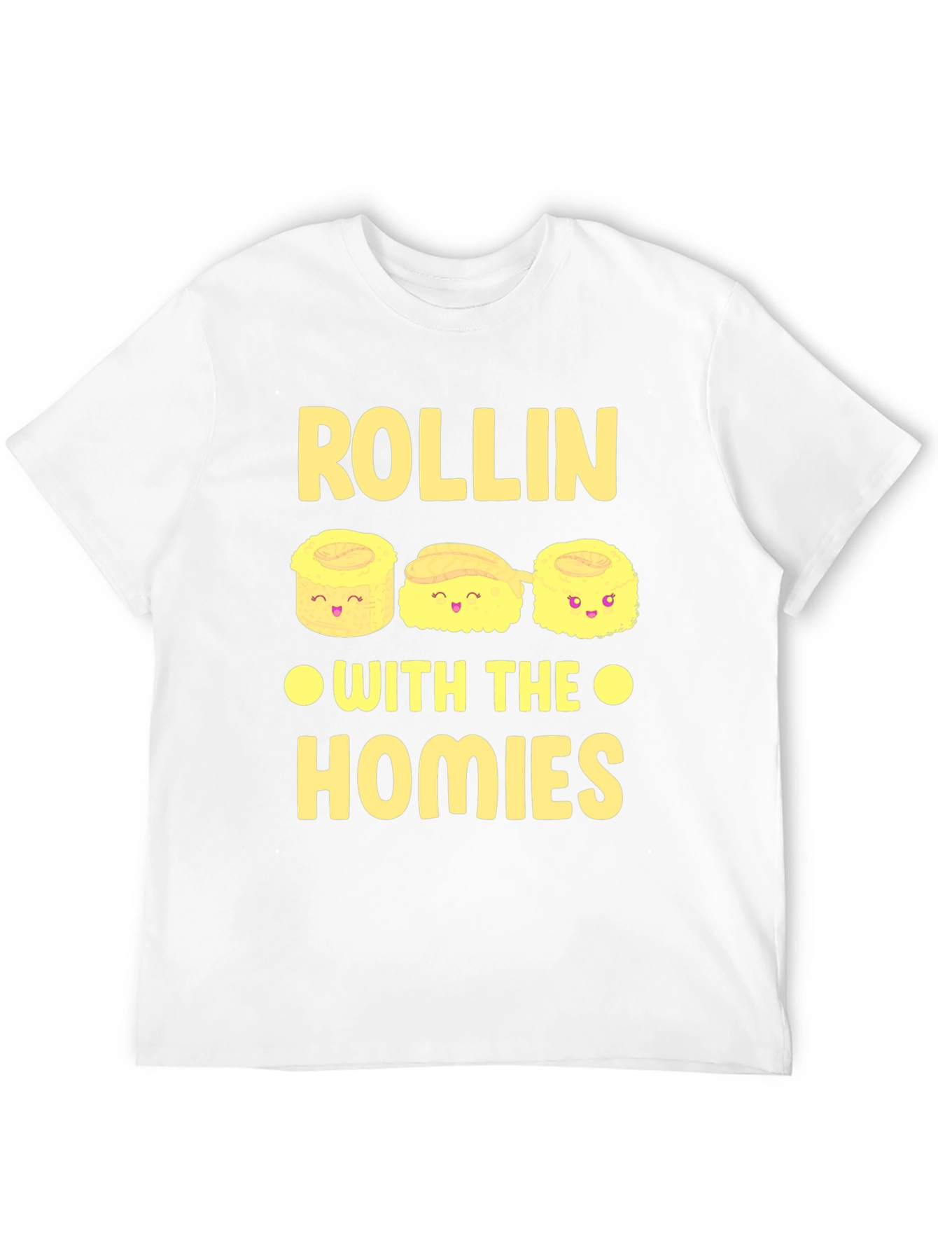 Rollin with the Homies Sushi Graphic Tee