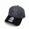 '47 MVP NY Yankees Grey Black Two-Tone Baseball Hat