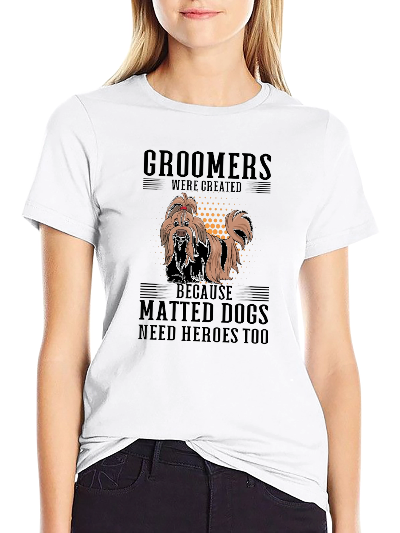 Groomer Hero Dog Lover T-Shirt
