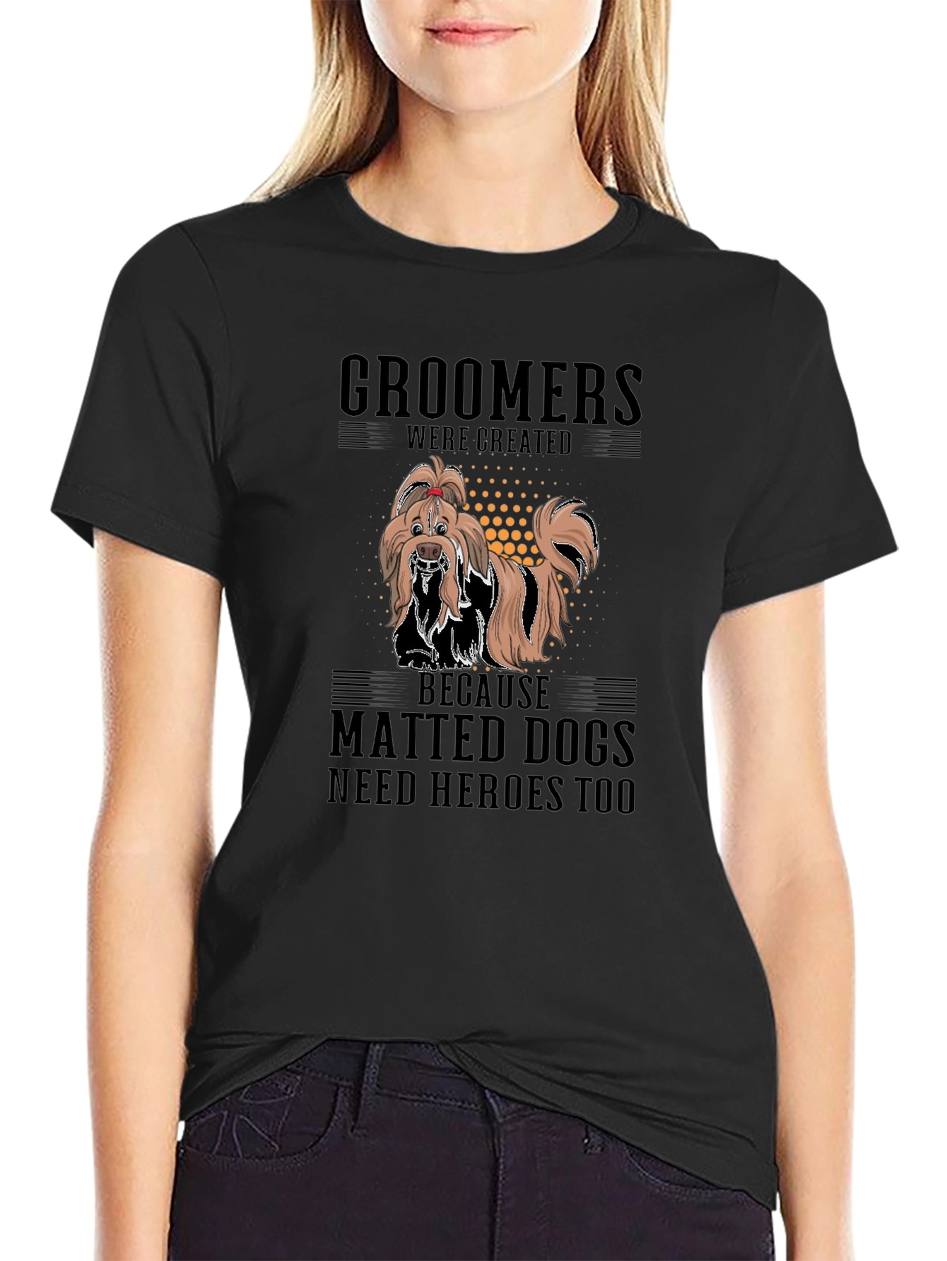 Groomer Hero Dog Lover T-Shirt