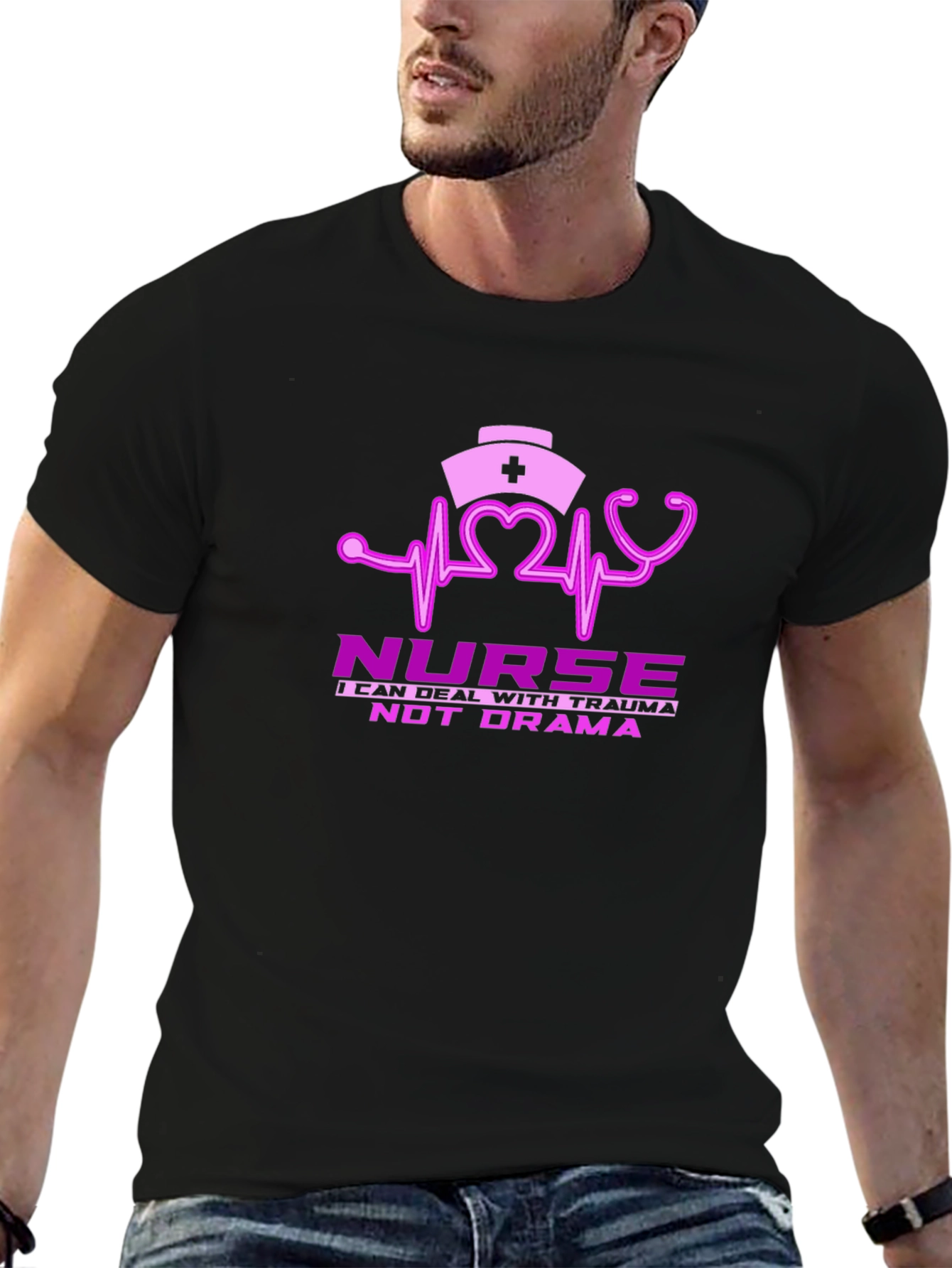 Nurse Trauma Deal Black T-Shirt