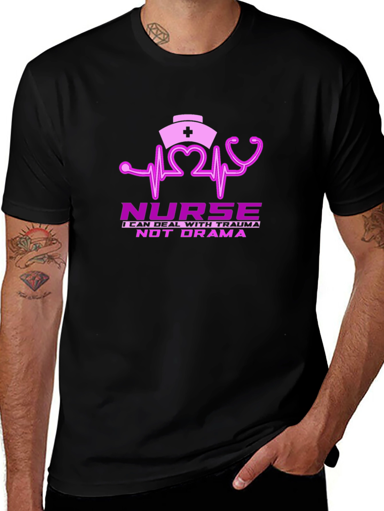 Nurse Trauma Deal Black T-Shirt