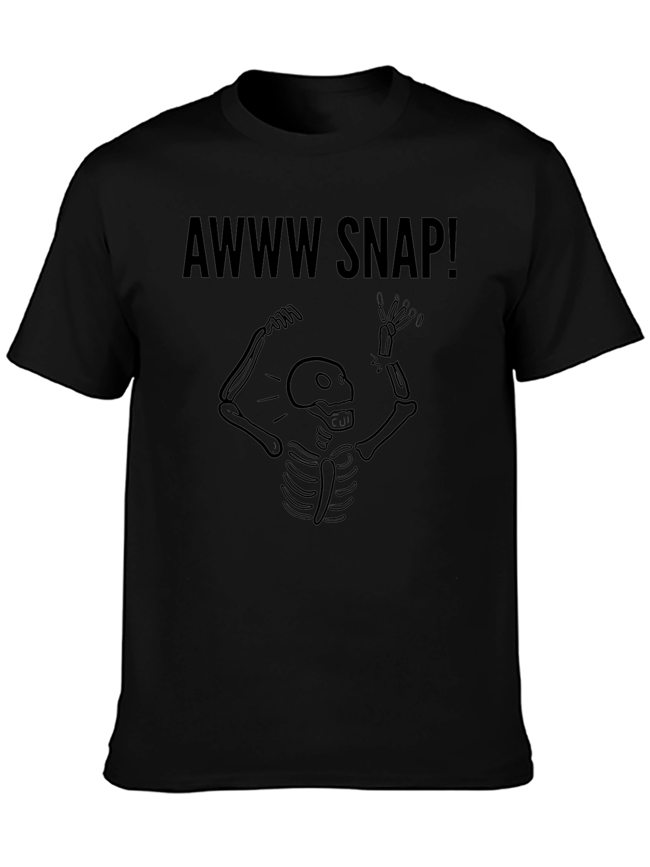Awww Snap! Skeleton Graphic Tee