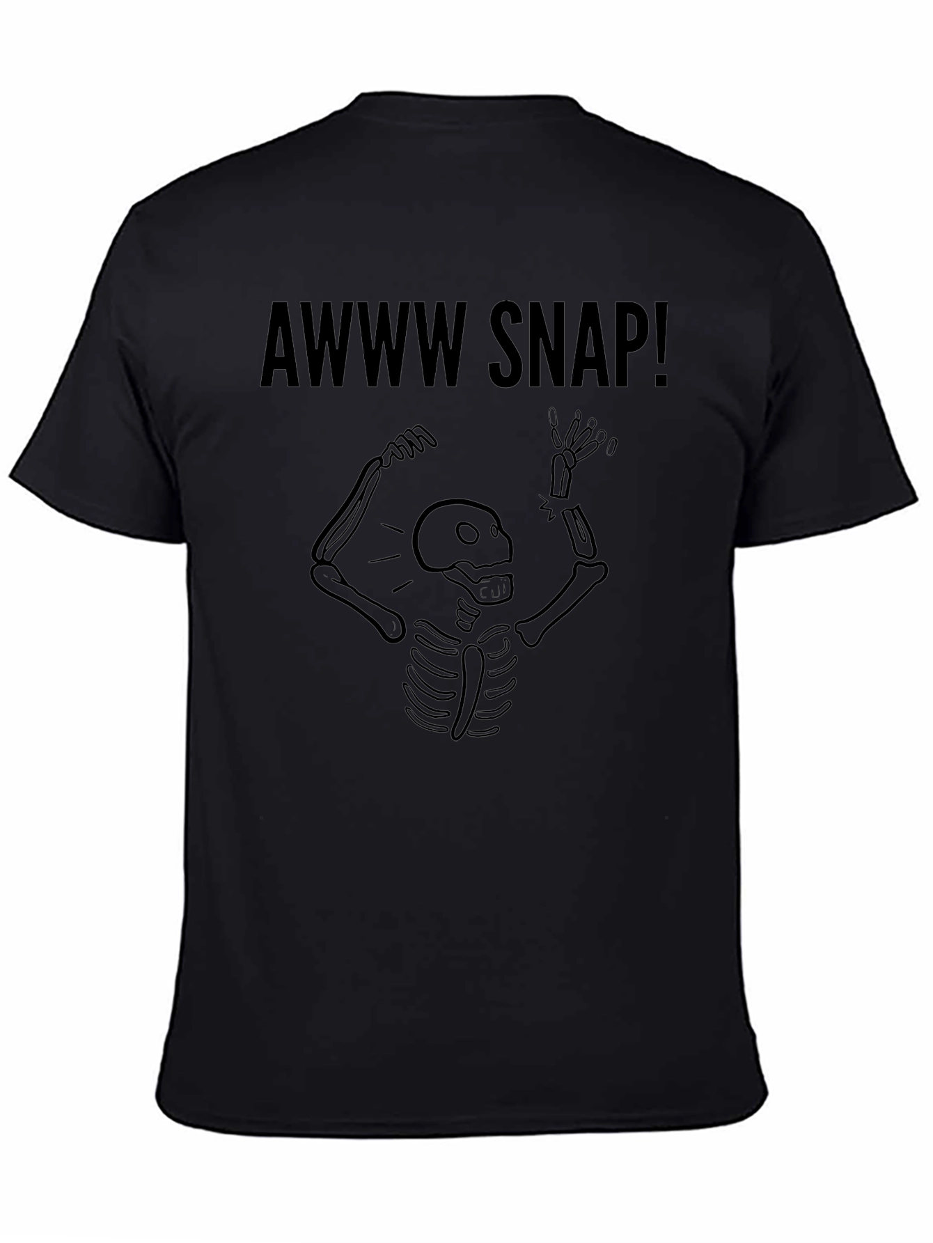 Awww Snap! Skeleton Graphic Tee