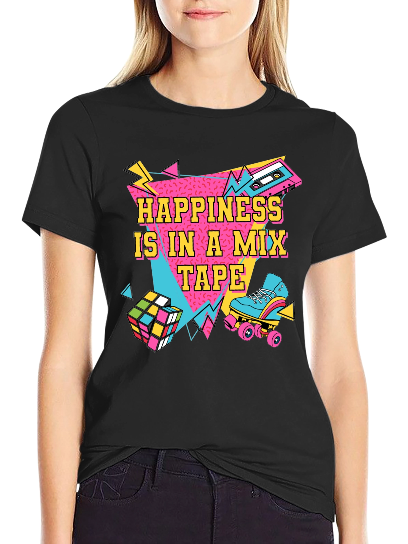 Happiness is in a Mix Tape T-Shirt