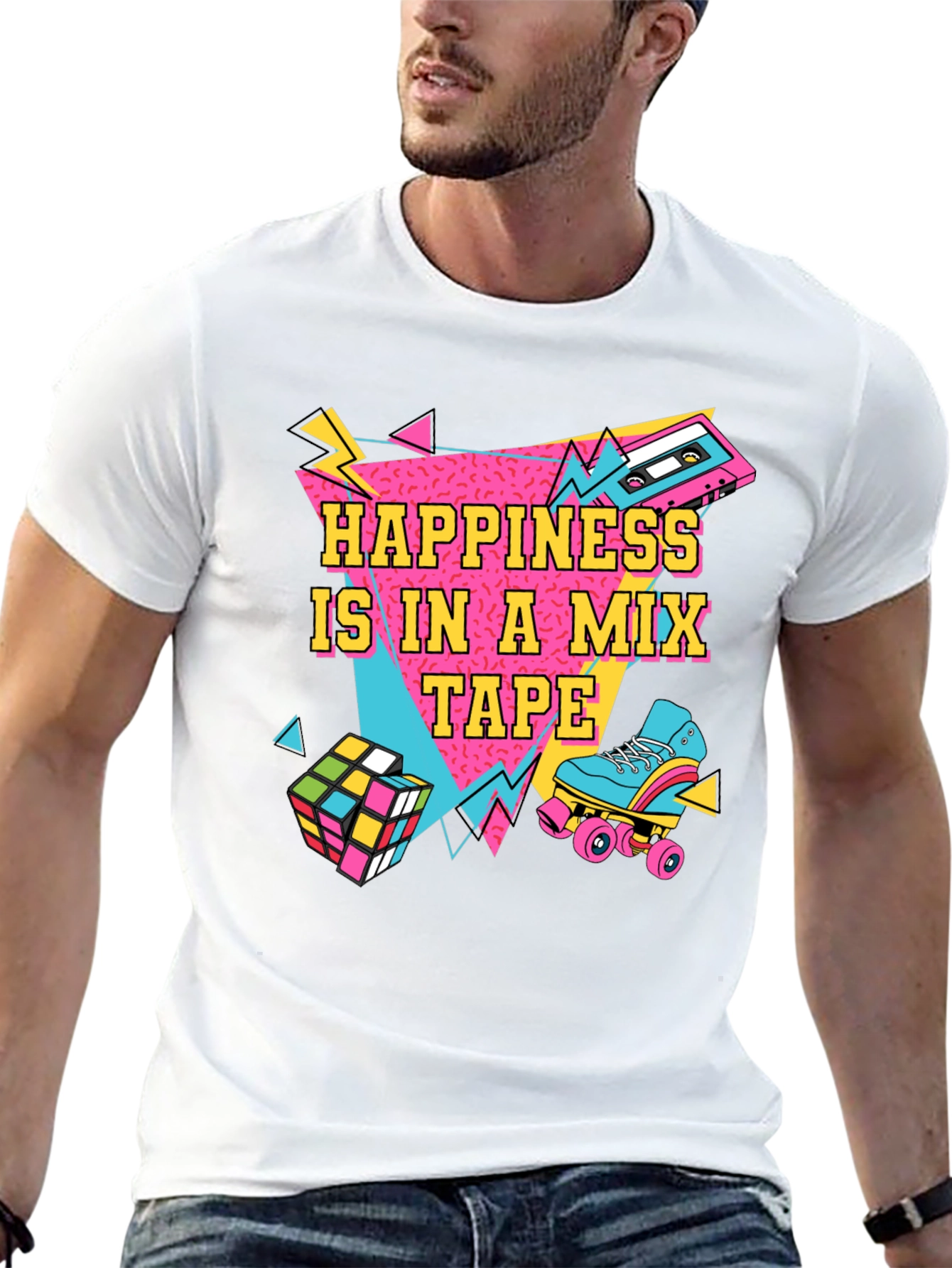 Happiness is in a Mix Tape T-Shirt