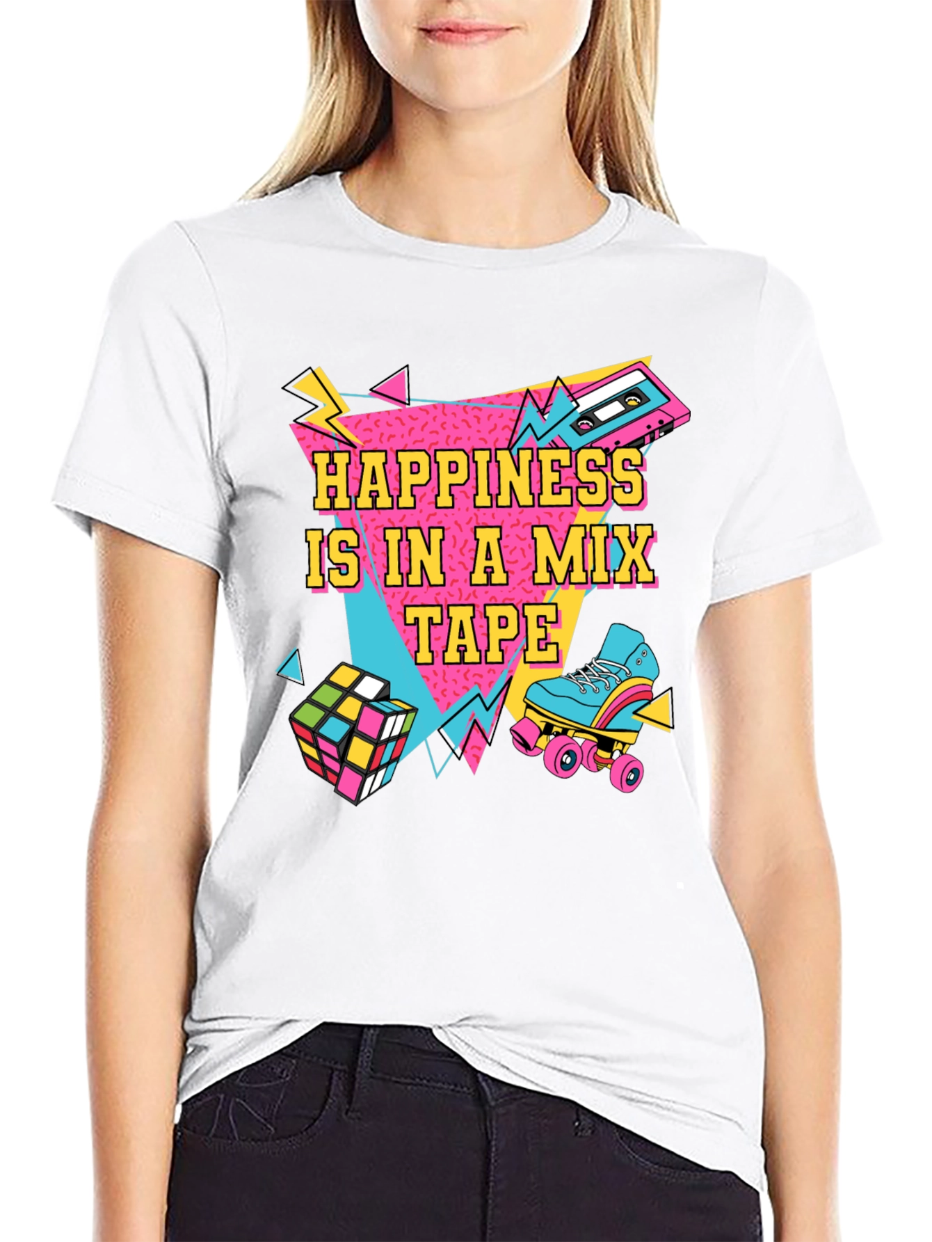 Happiness is in a Mix Tape T-Shirt