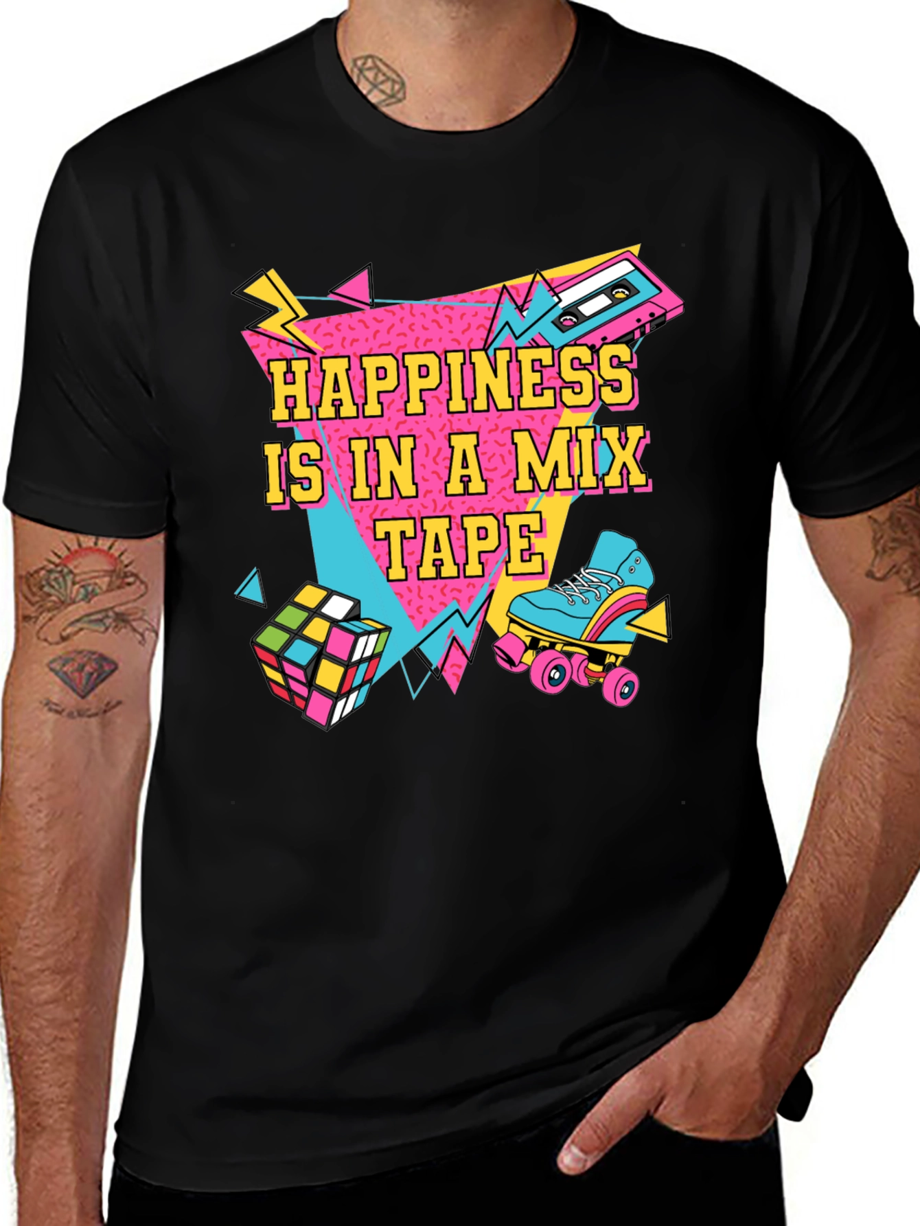 Happiness is in a Mix Tape T-Shirt