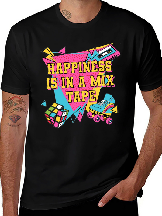 Happiness is in a Mix Tape T-Shirt