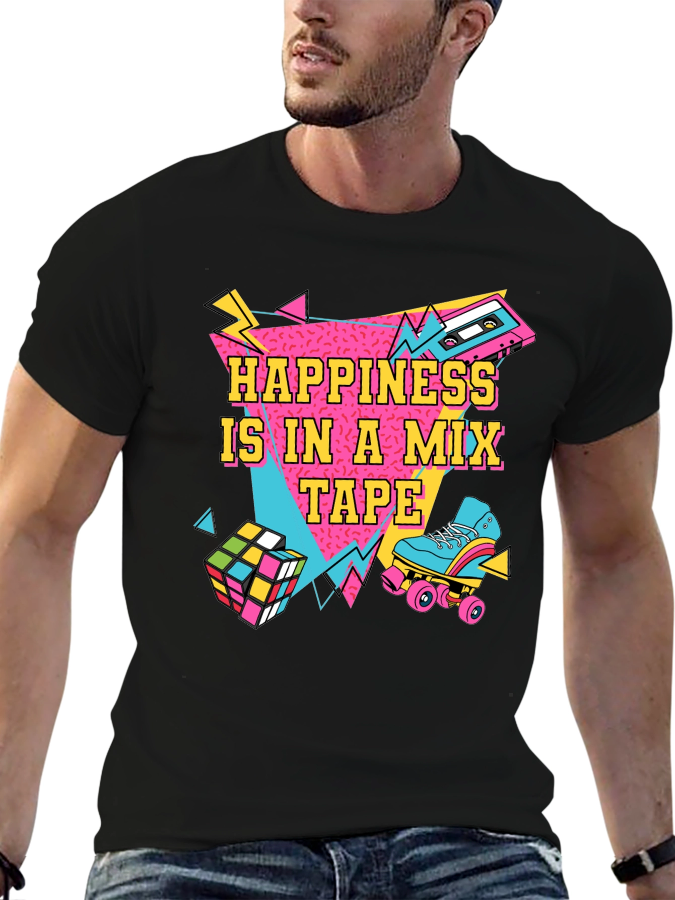 Happiness is in a Mix Tape T-Shirt