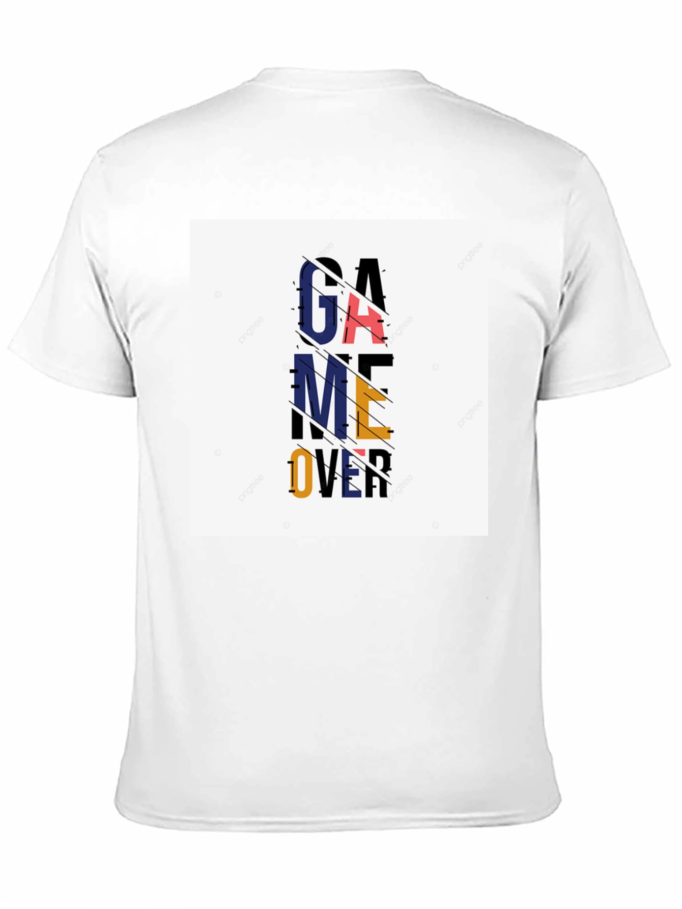 Game Over Graphic Tee - Casual Black T-Shirt