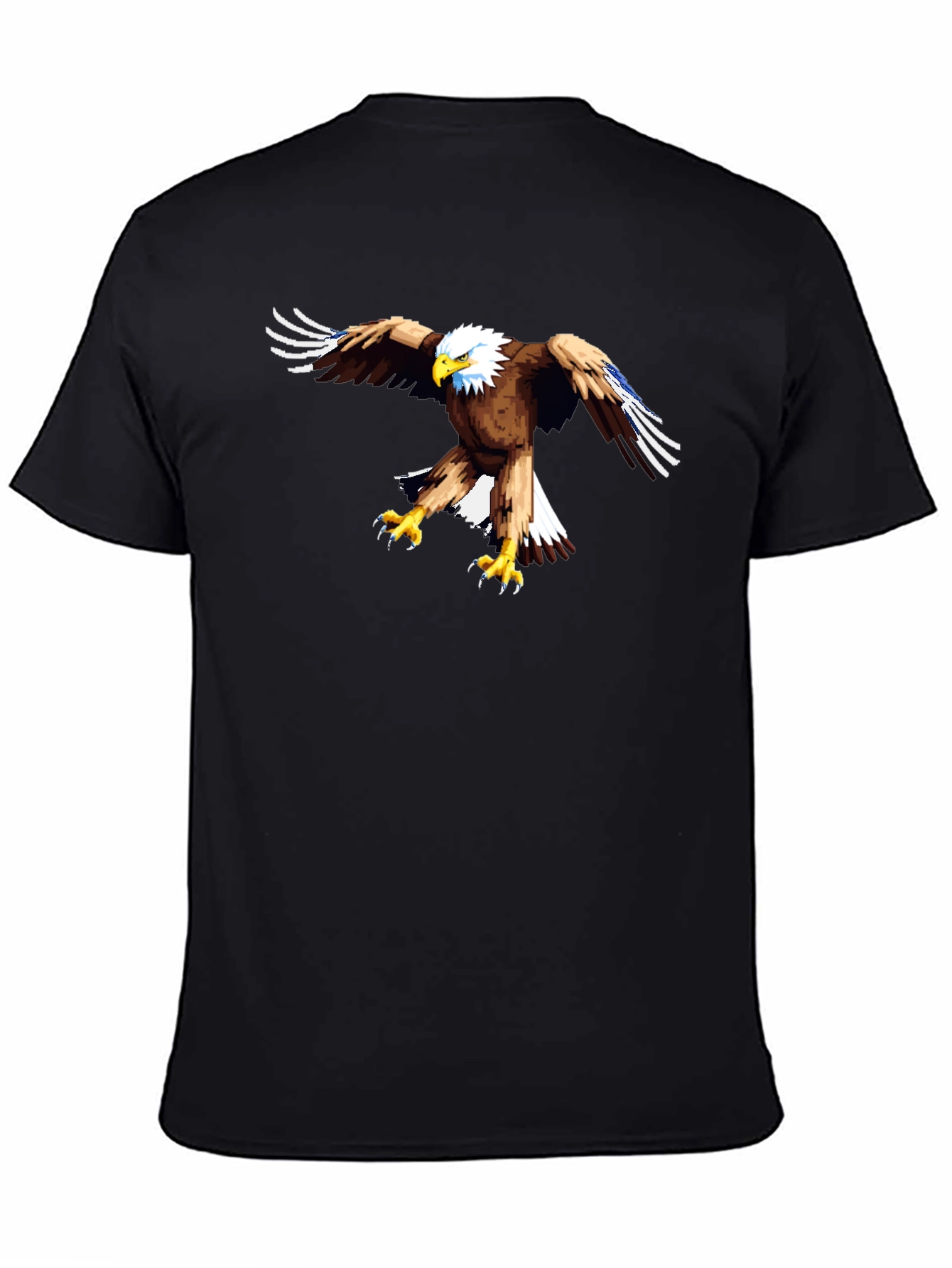Eagle Graphic Black T-Shirt - Mens Casual Tee