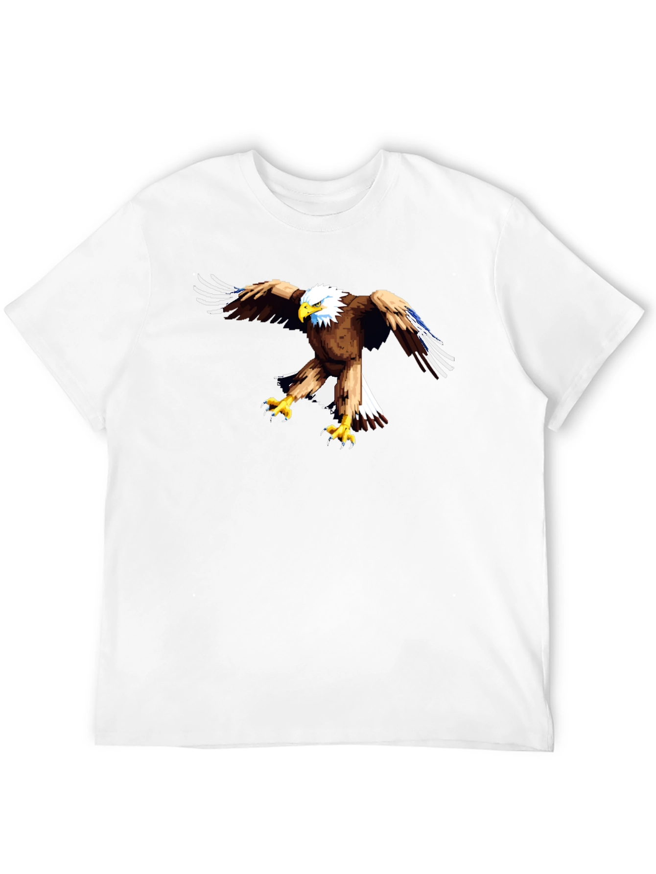 Eagle Graphic Black T-Shirt - Mens Casual Tee