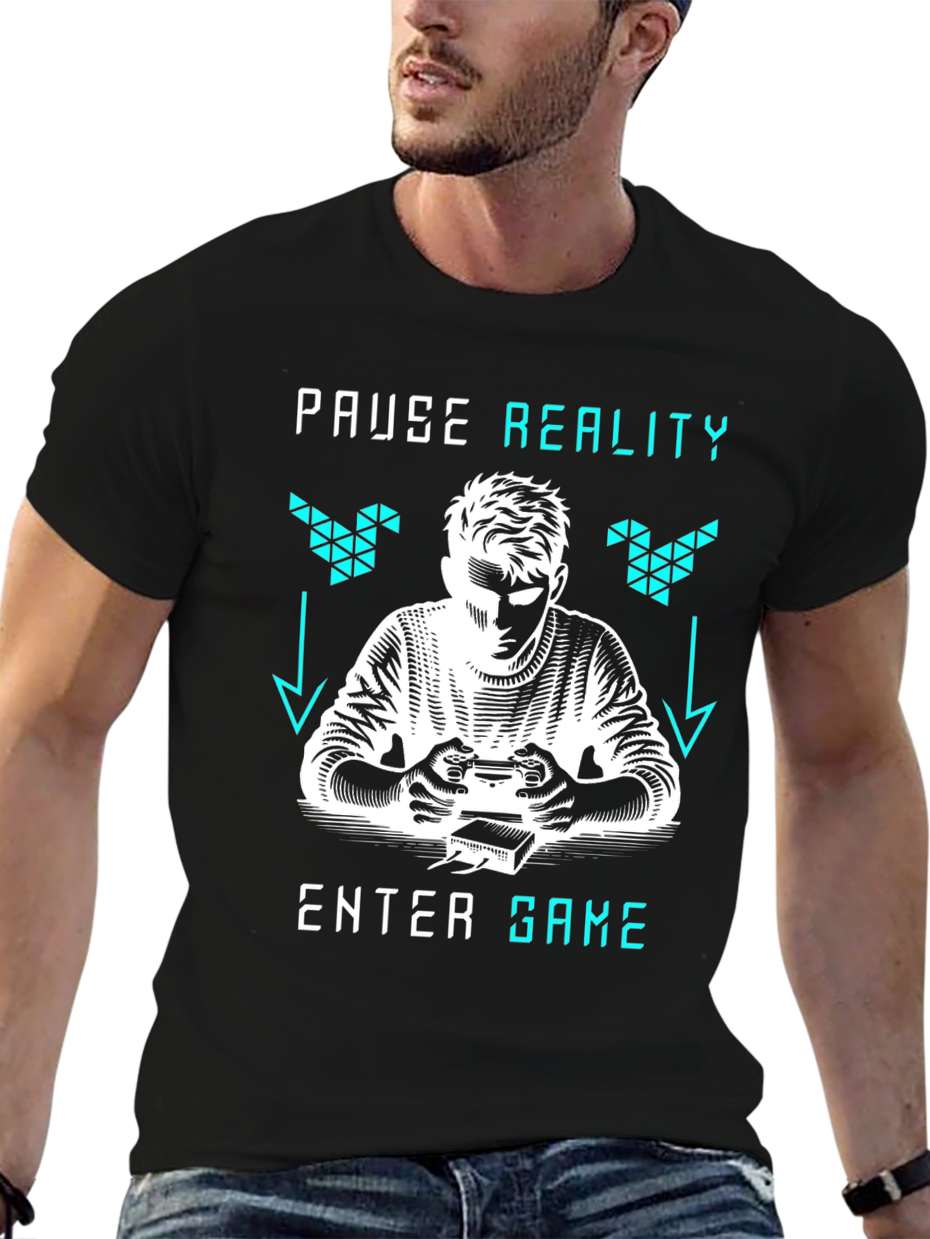 Pause Reality Enter Game T-Shirt
