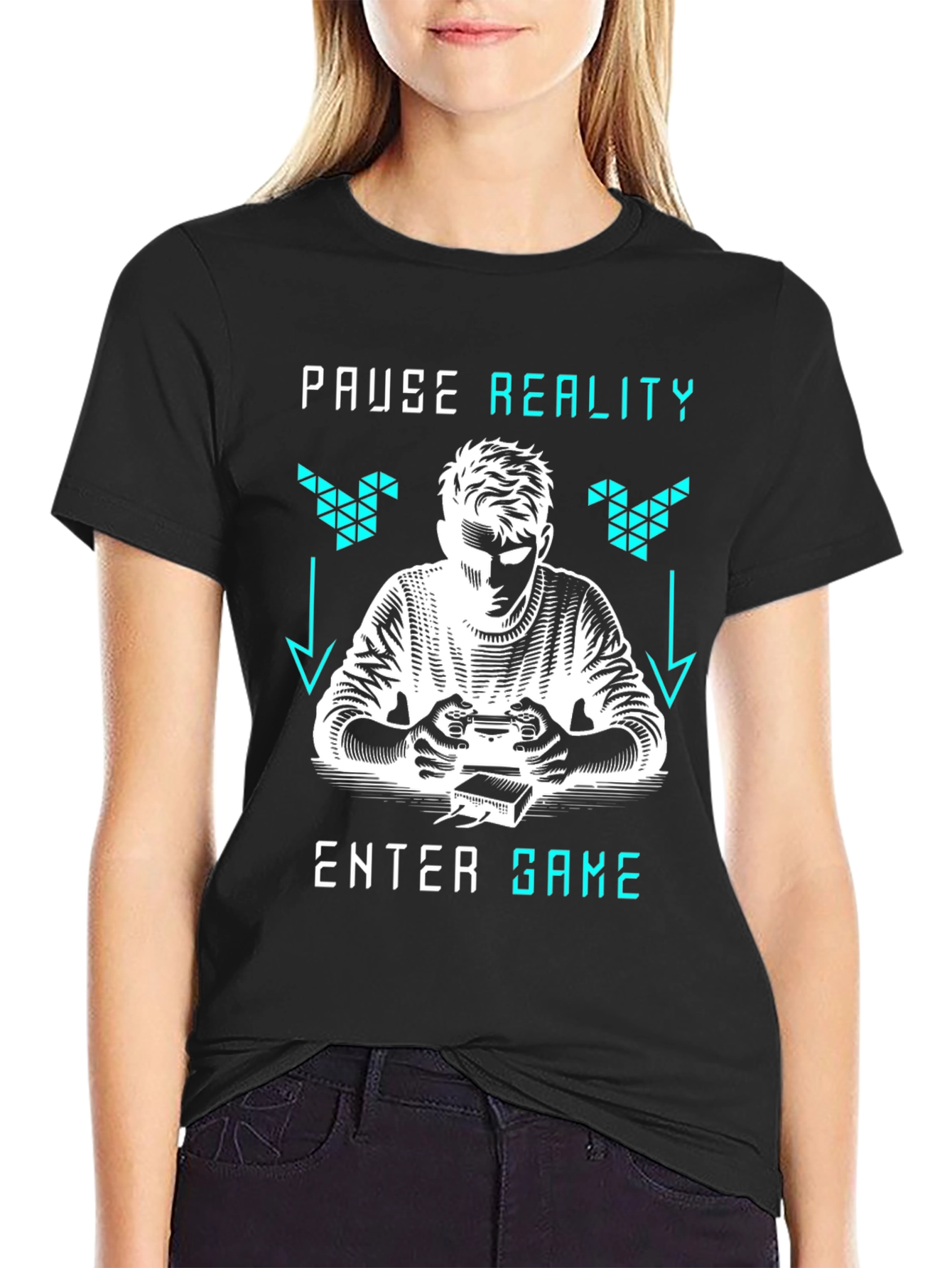 Pause Reality Enter Game T-Shirt
