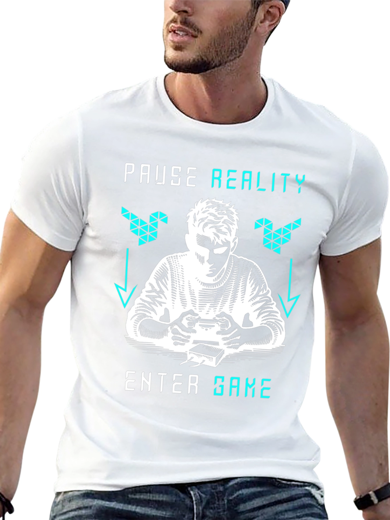 Pause Reality Enter Game T-Shirt