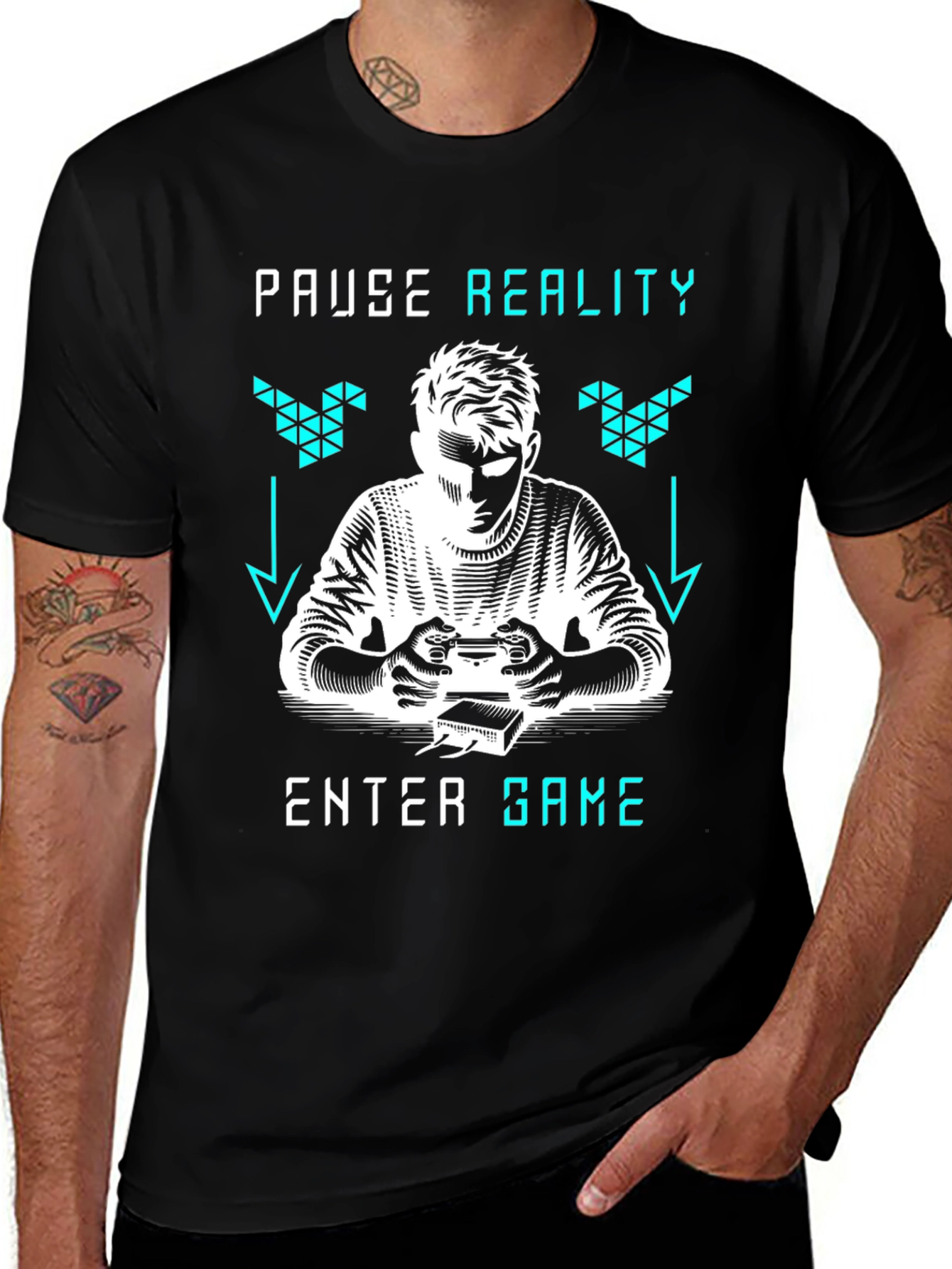Pause Reality Enter Game T-Shirt