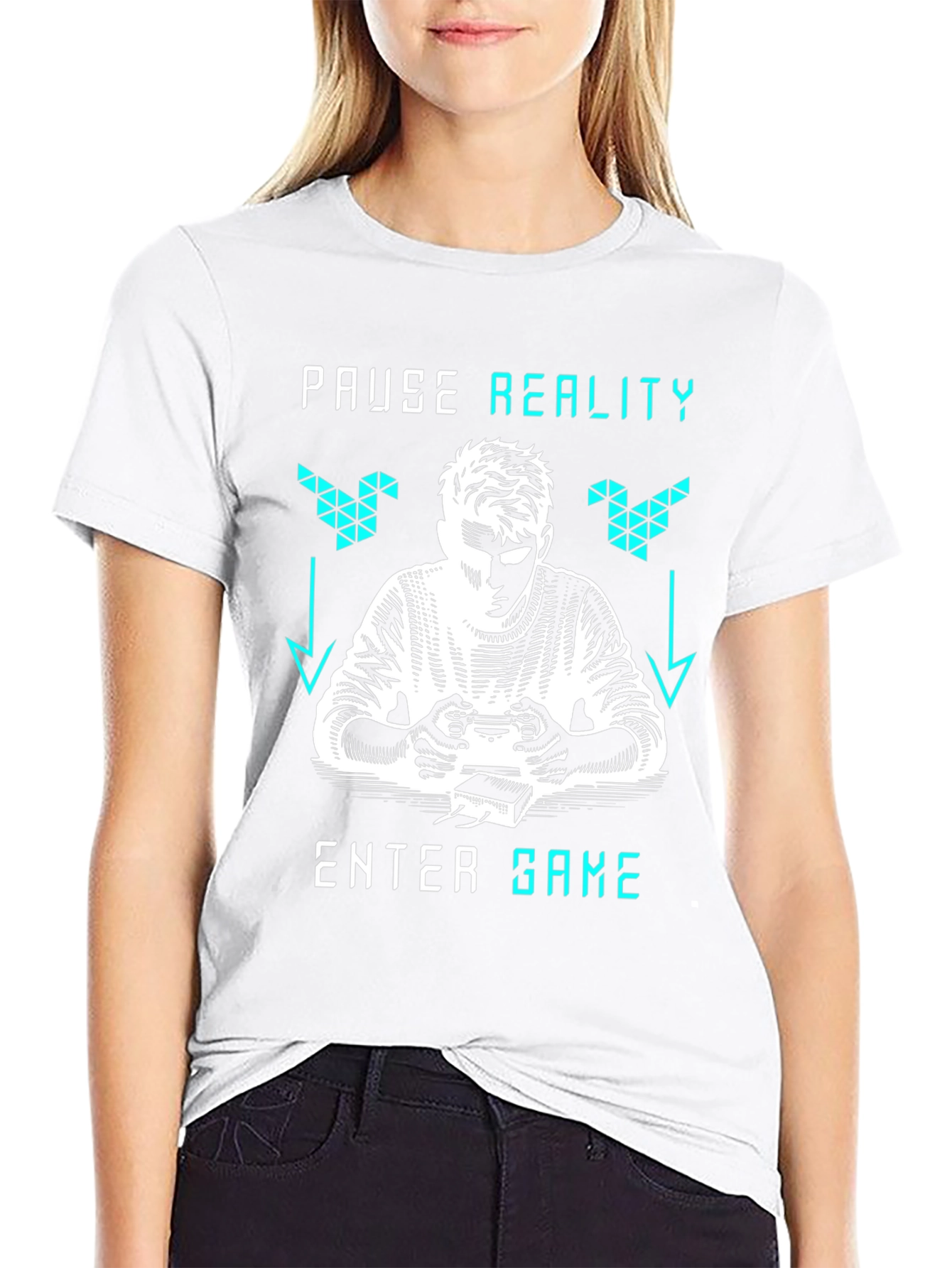 Pause Reality Enter Game T-Shirt