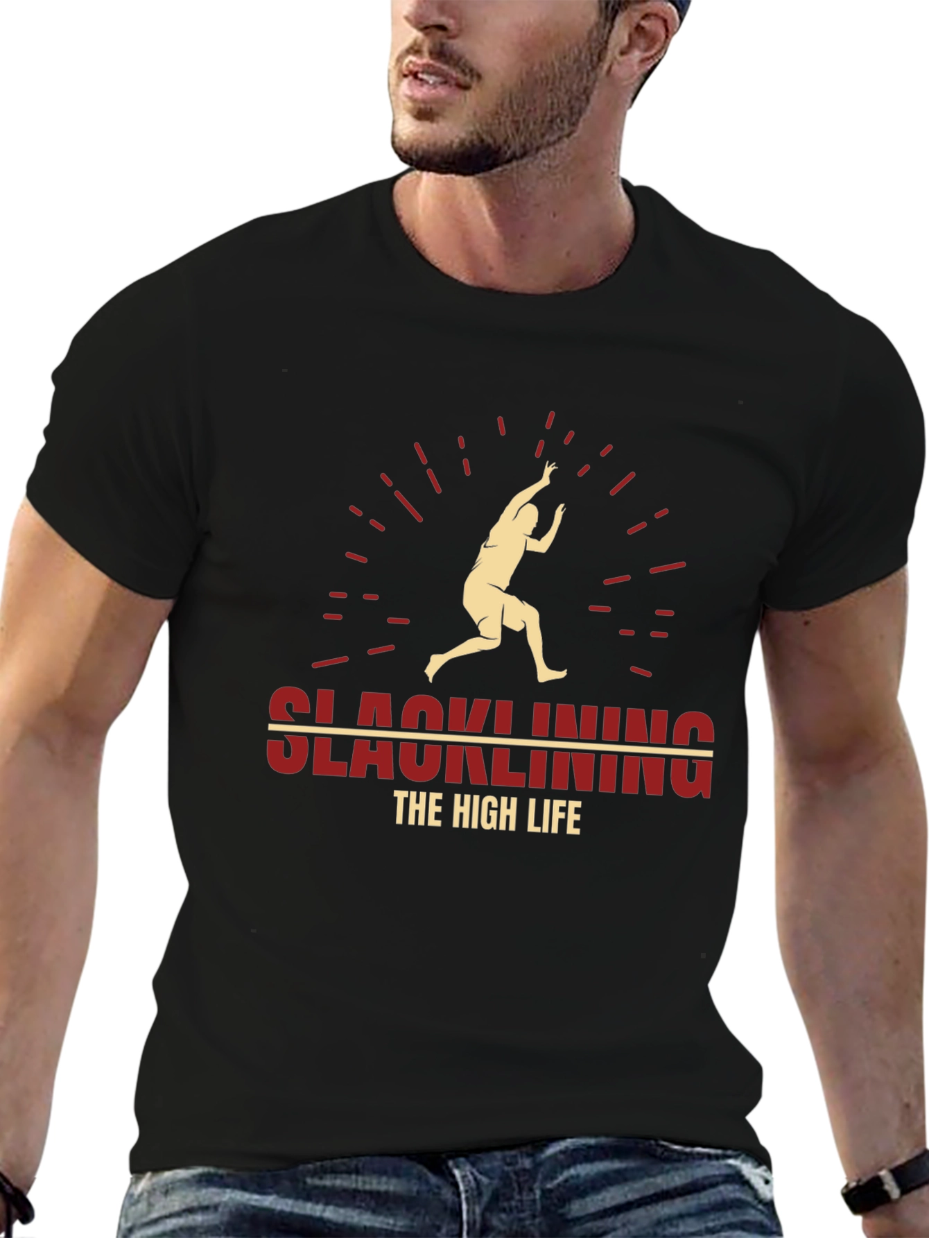 Slacklining High Life Graphic Tee - Adventure Ready