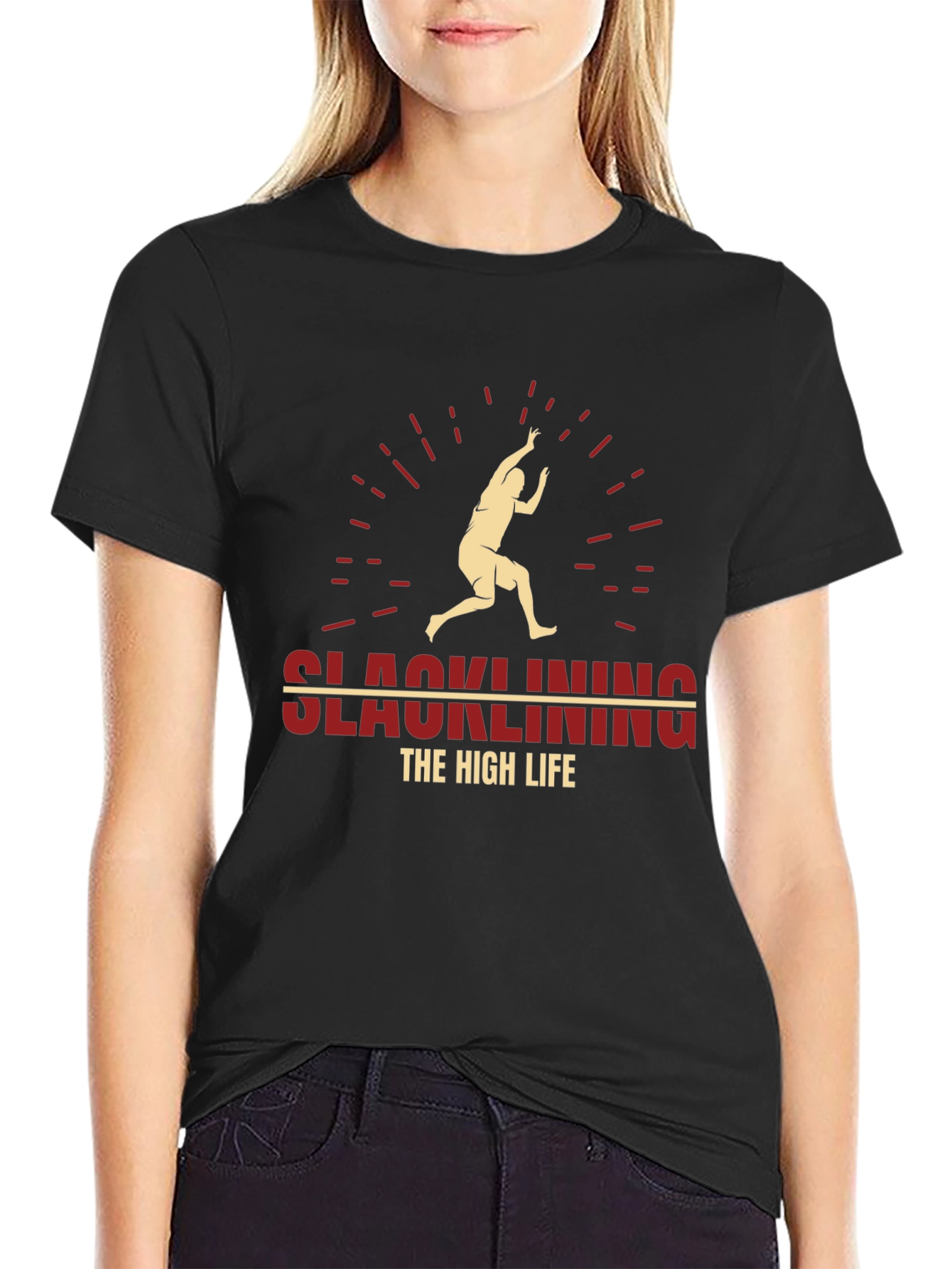 Slacklining High Life Graphic Tee - Adventure Ready