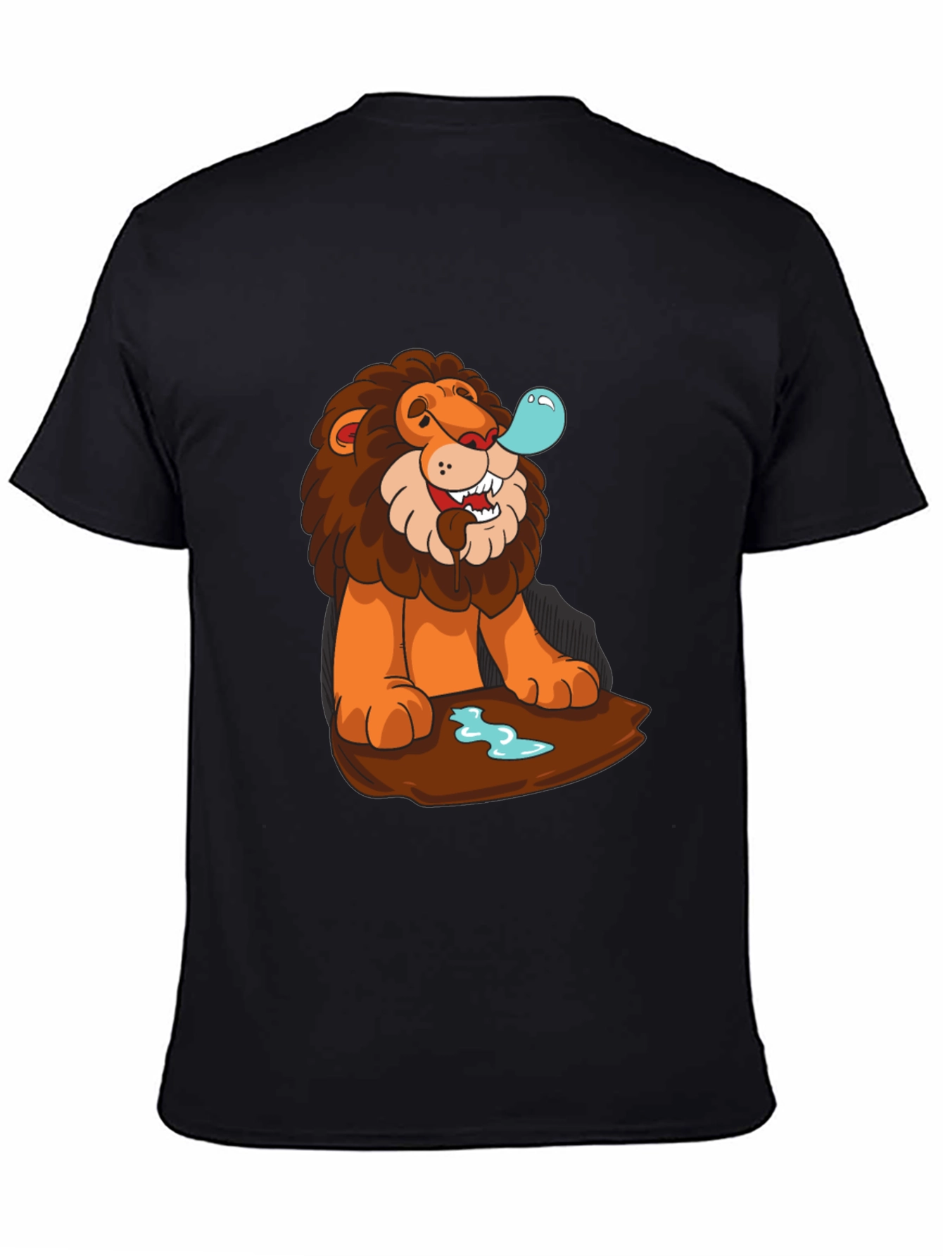 Lion Bubble T-Shirt - Cool Cartoon Graphic Tee