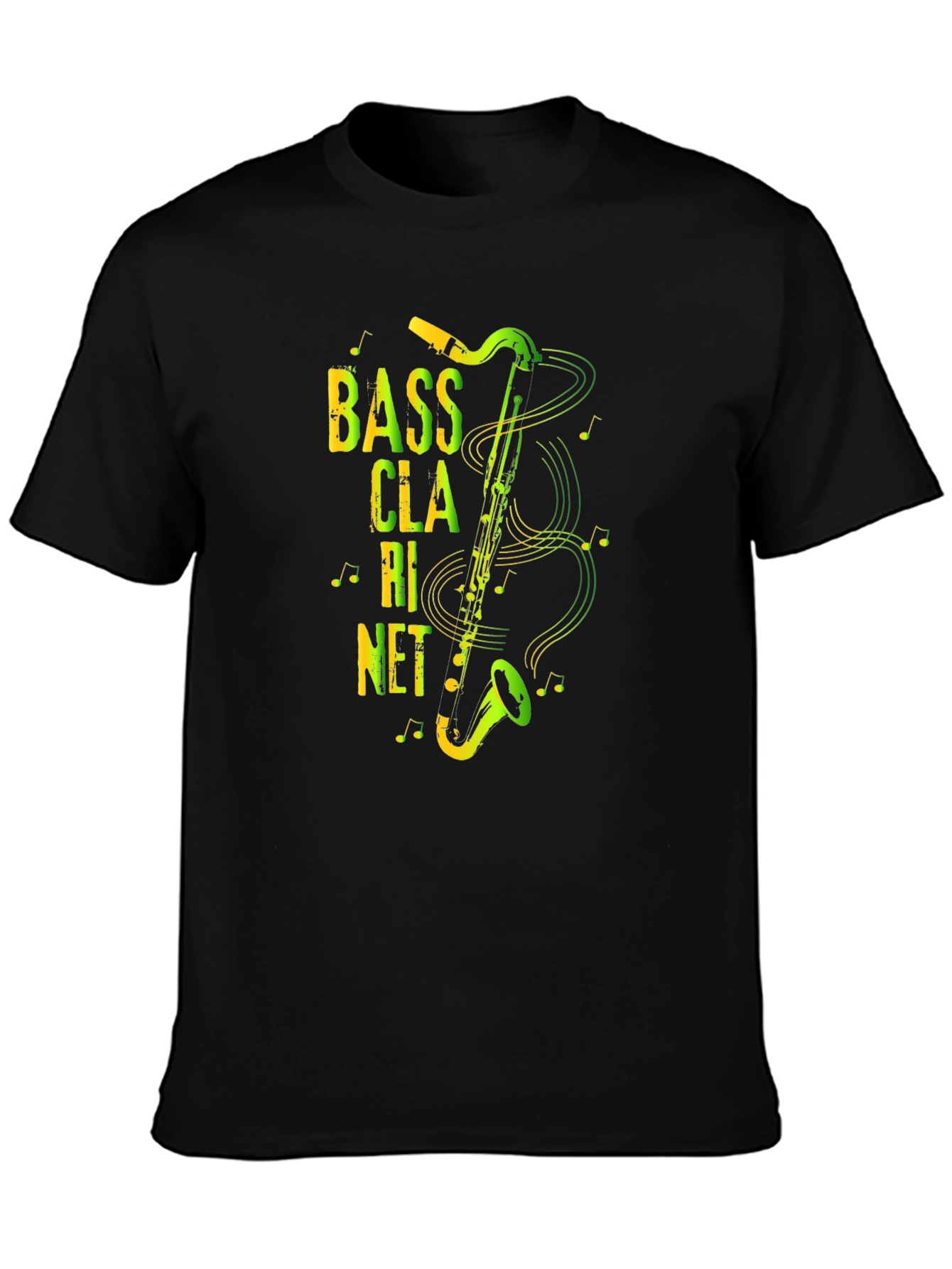Bass Clarinet Graphic Print T-Shirt
