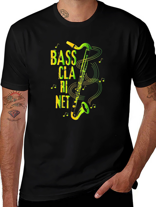 Bass Clarinet Graphic Print T-Shirt