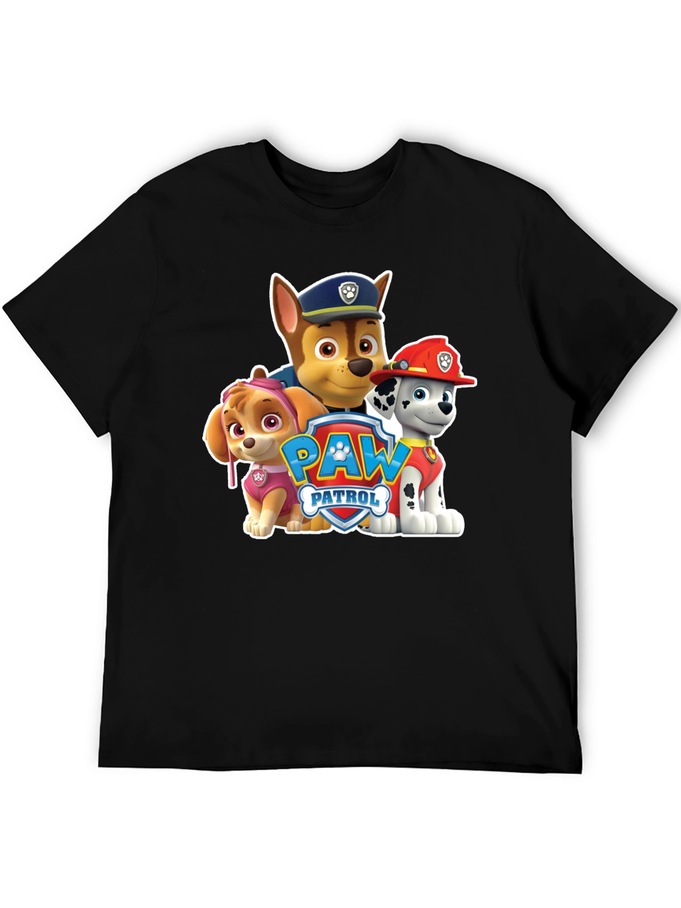 Paw Patrol Crew Black T-Shirt