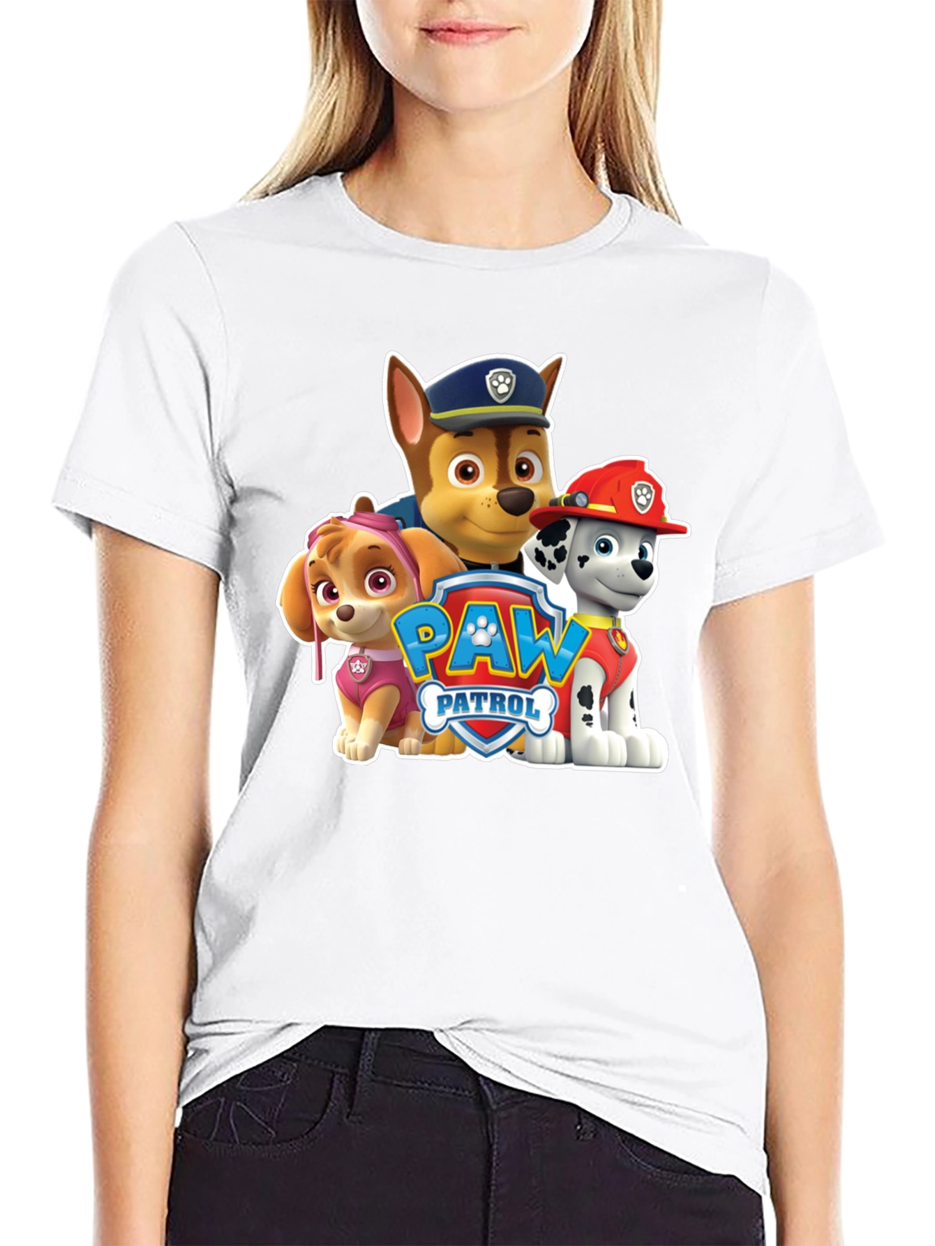 Paw Patrol Crew Black T-Shirt