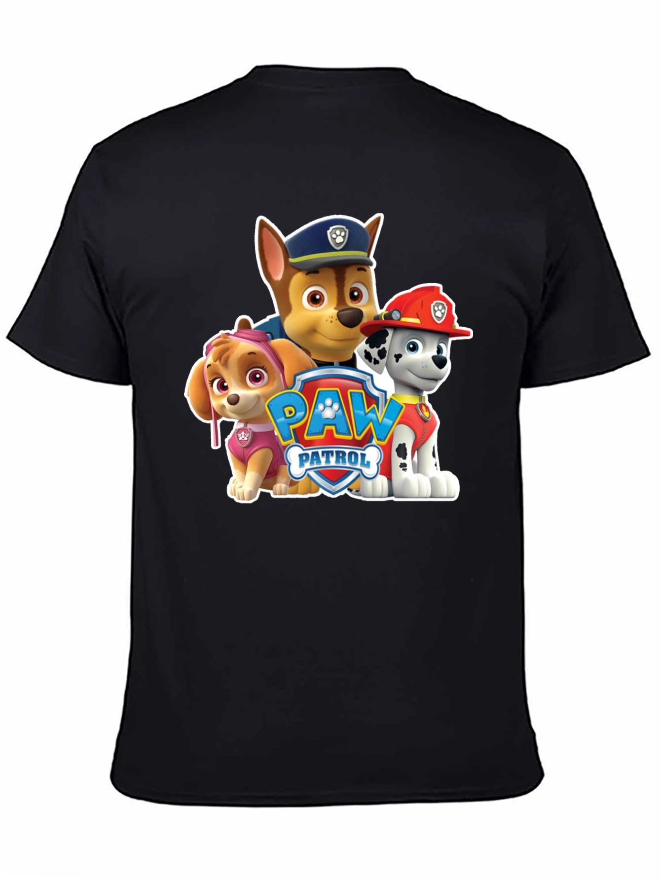 Paw Patrol Crew Black T-Shirt