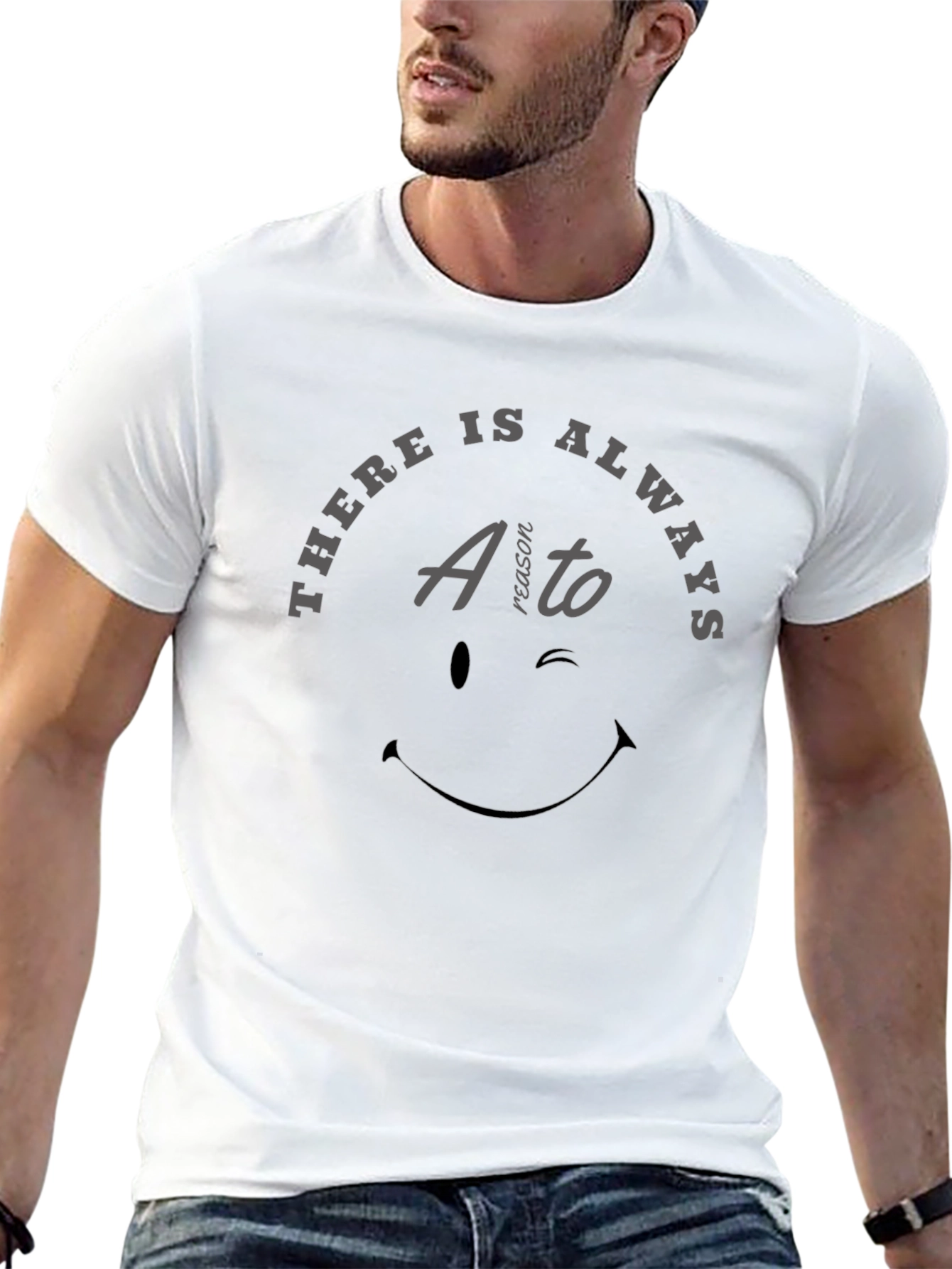 Always a Reason Graphic Tee - Mens Black T-Shirt