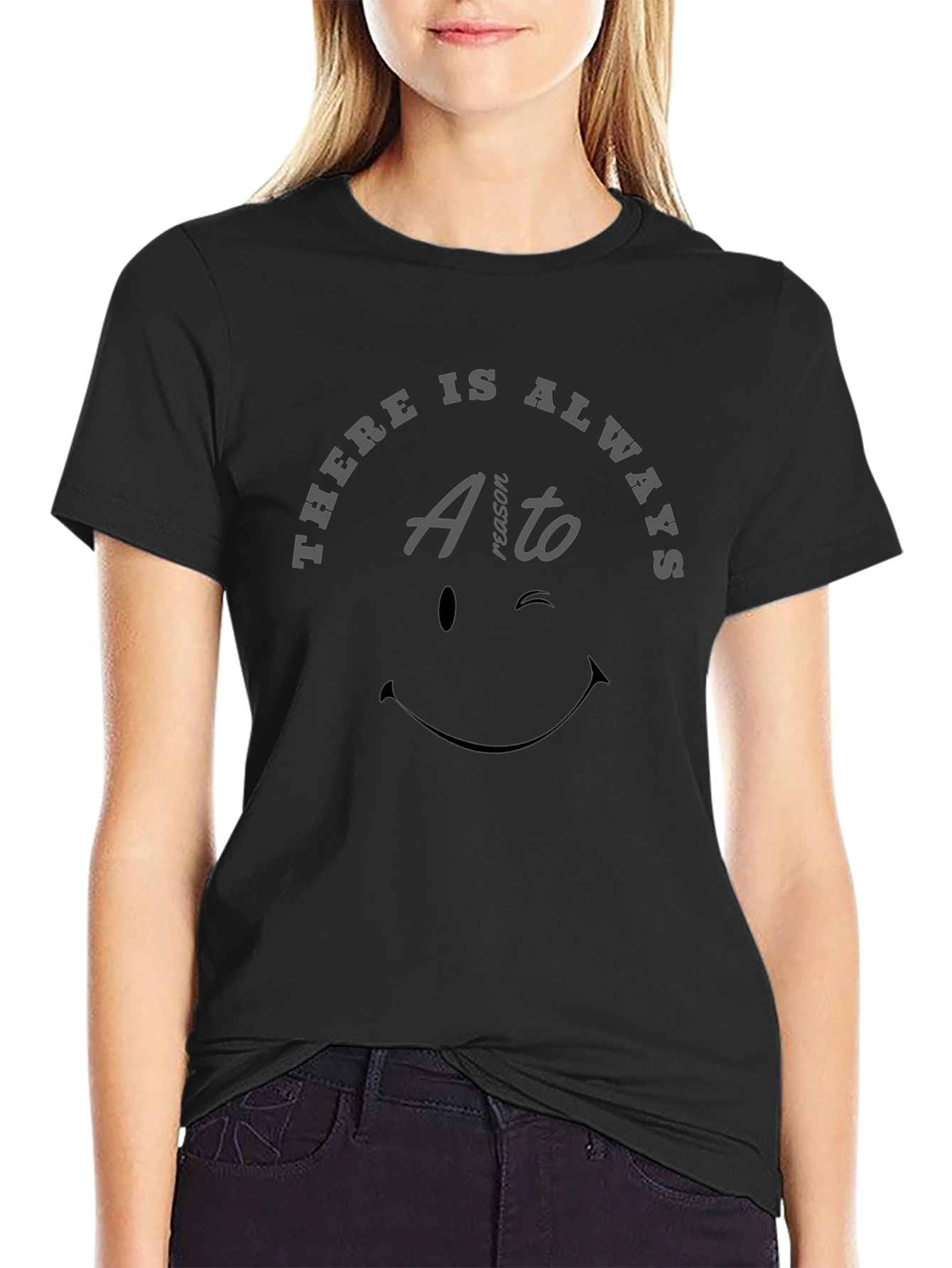 Always a Reason Graphic Tee - Mens Black T-Shirt
