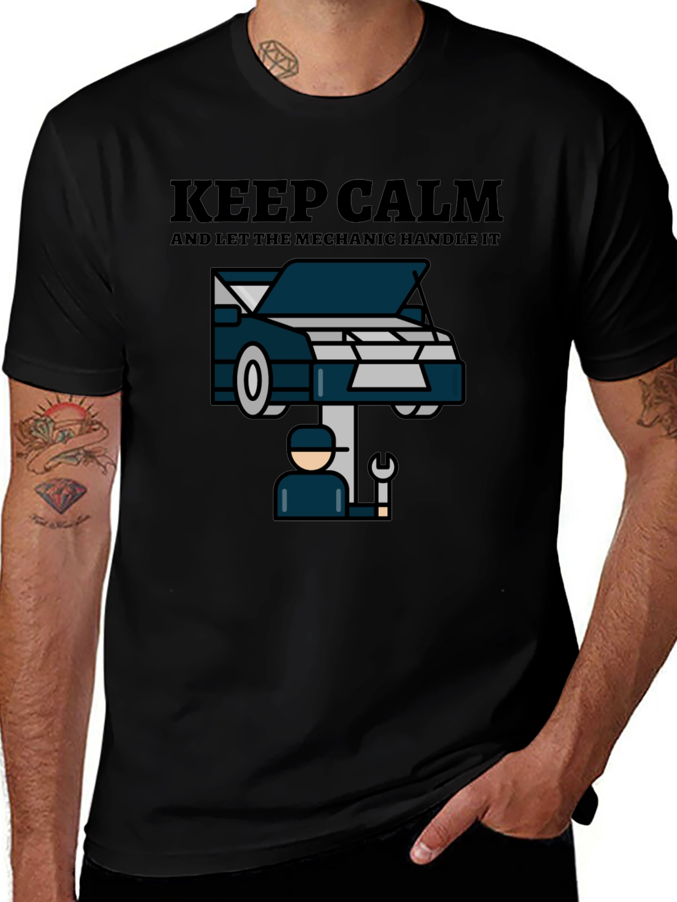 Keep Calm Mechanic T-Shirt - Auto Repair Tee